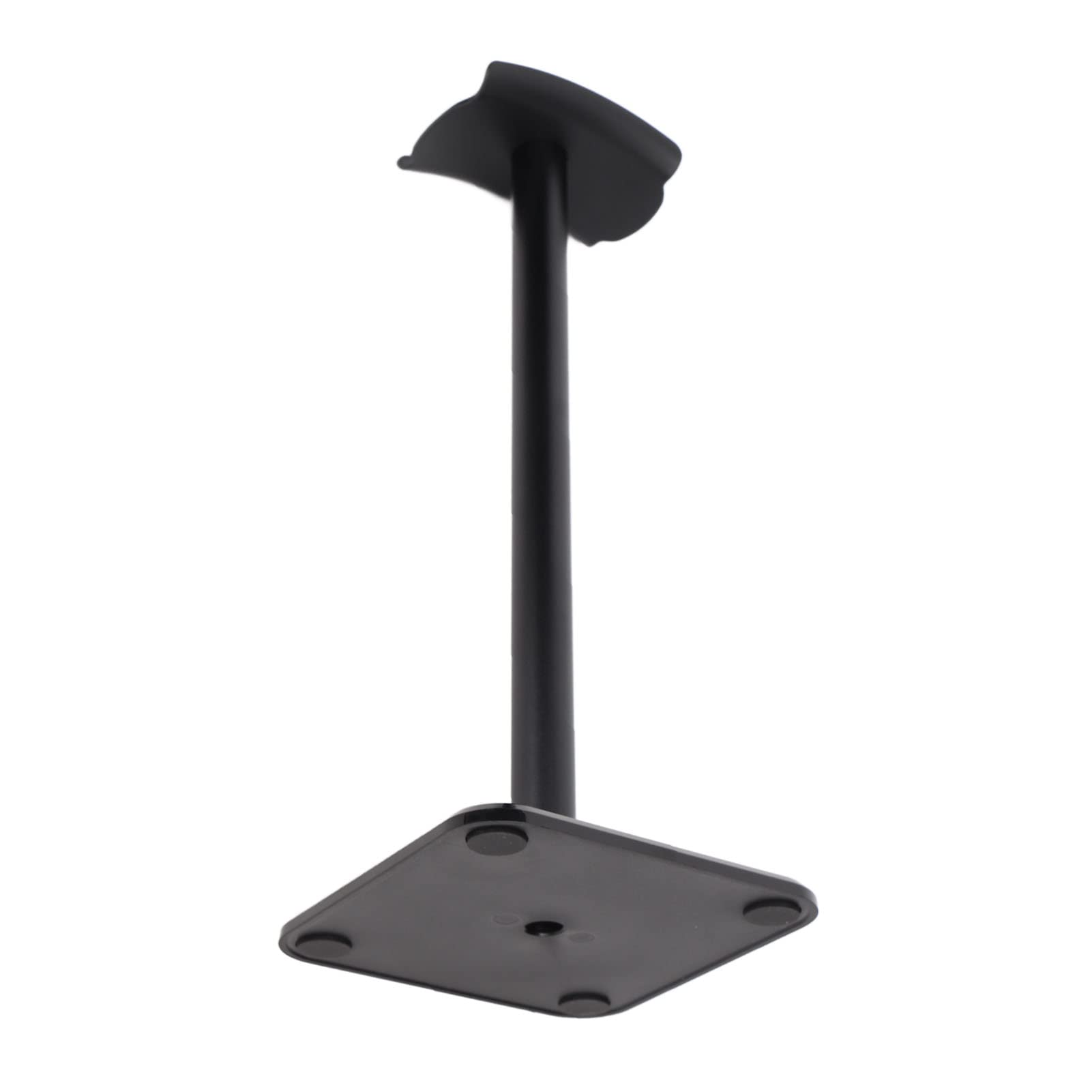 Premium Aluminum Headphone Stand - Universal Gaming Headset Holder with Flexible Headrest & Anti-Slip Base for All Headphone Sizes (Black) - Perfect for Desk Organization & Gaming Setup Accessories