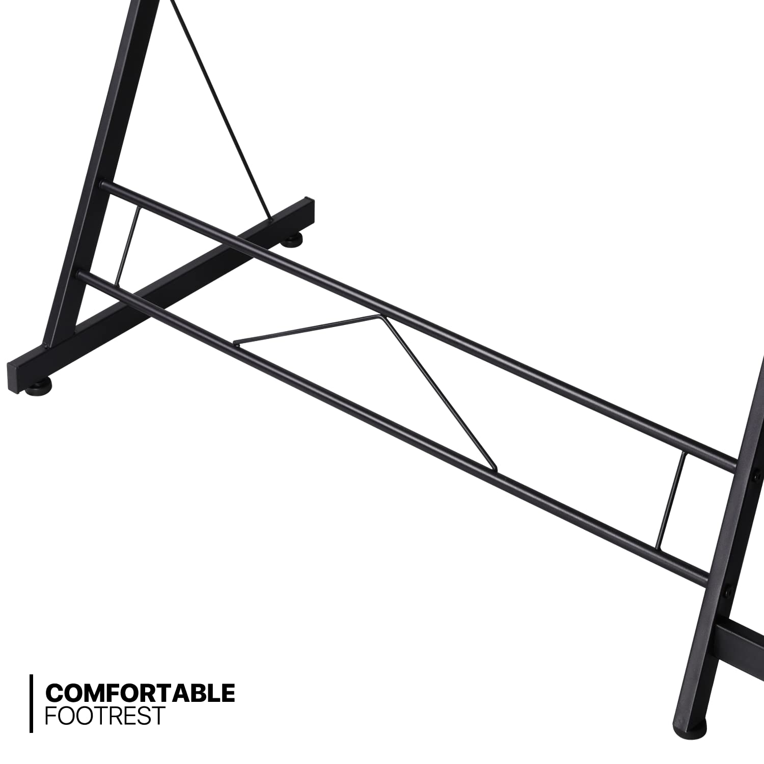 MoNiBloom L-Shaped Gaming Desk with Metal Frame - Corner Computer Desk for Home Office, Study & Gaming - Space-Saving L-Shaped Workstation (Black) | Perfect for Small Rooms, Streaming Setup & Multi-Monitor Gaming Stations