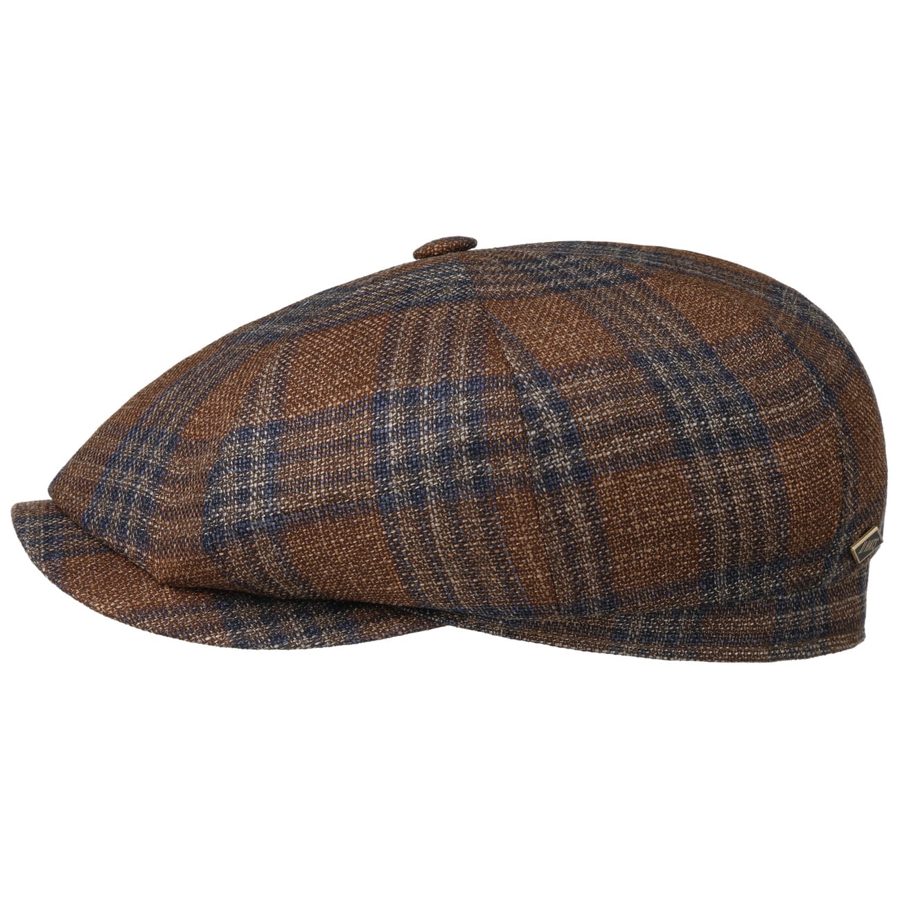 JJ Hats Hatteras Check - Stylish Cotton Checkered Hat for Men & Women | Perfect for Outdoor Activities, Beach, and Casual Wear