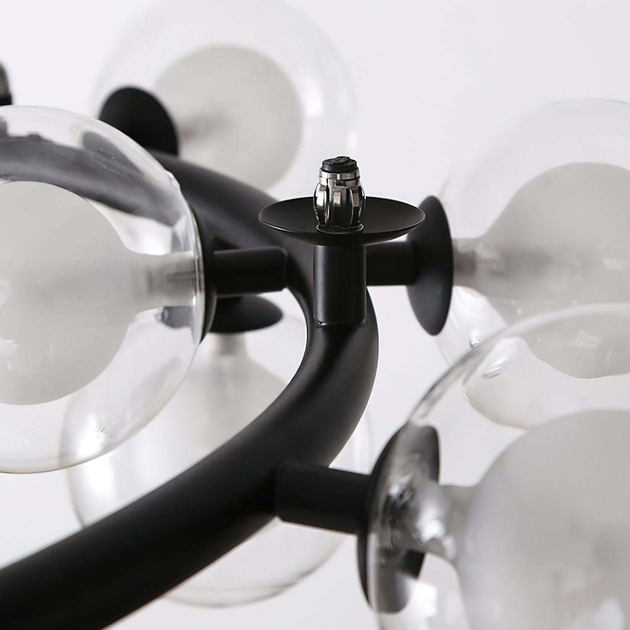 Stylish Bubble Ball Chandelier - Modern Crystal Glass Pendant Light Fixture for Dining Room, Bedroom & Living Room Decor | Perfect for Home, Hotel and Wedding Venue Lighting