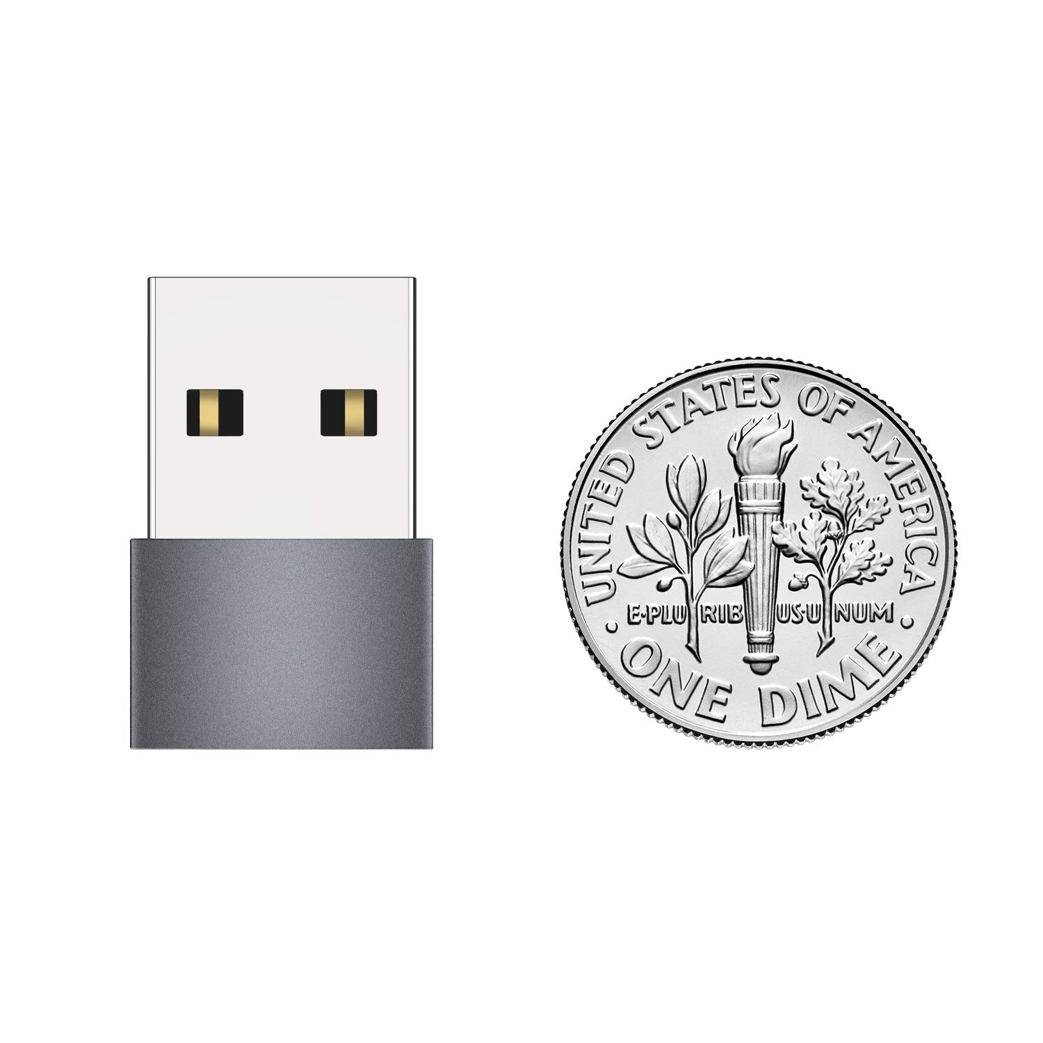 nonda USB C to USB Adapter (2 Pack) - USB-C Female to USB Male OTG Converter for MacBook Pro/Air, Laptops, Power Banks - Connect Keyboards, Phones & Chargers for Home/Office/Travel Use