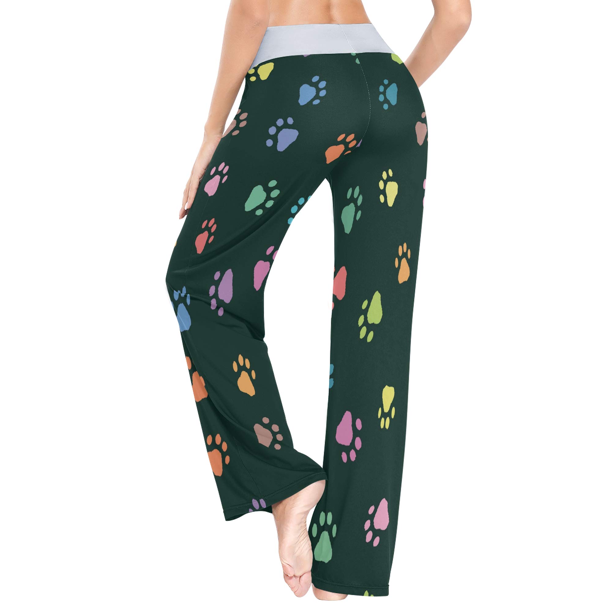 ALAZA Women's Lounge Pants - Soft Stretchy Wide Leg Sleep Pants for Women, Comfortable Casual Pajama Bottoms for Home, Yoga & Relaxation