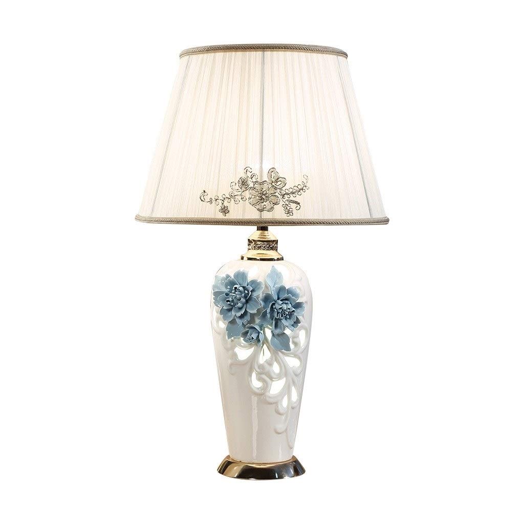Elegant White Ceramic LED Desk Lamp - 360° Adjustable Multifunctional Table Light for Bedroom, Living Room, Office & Cafe Decor