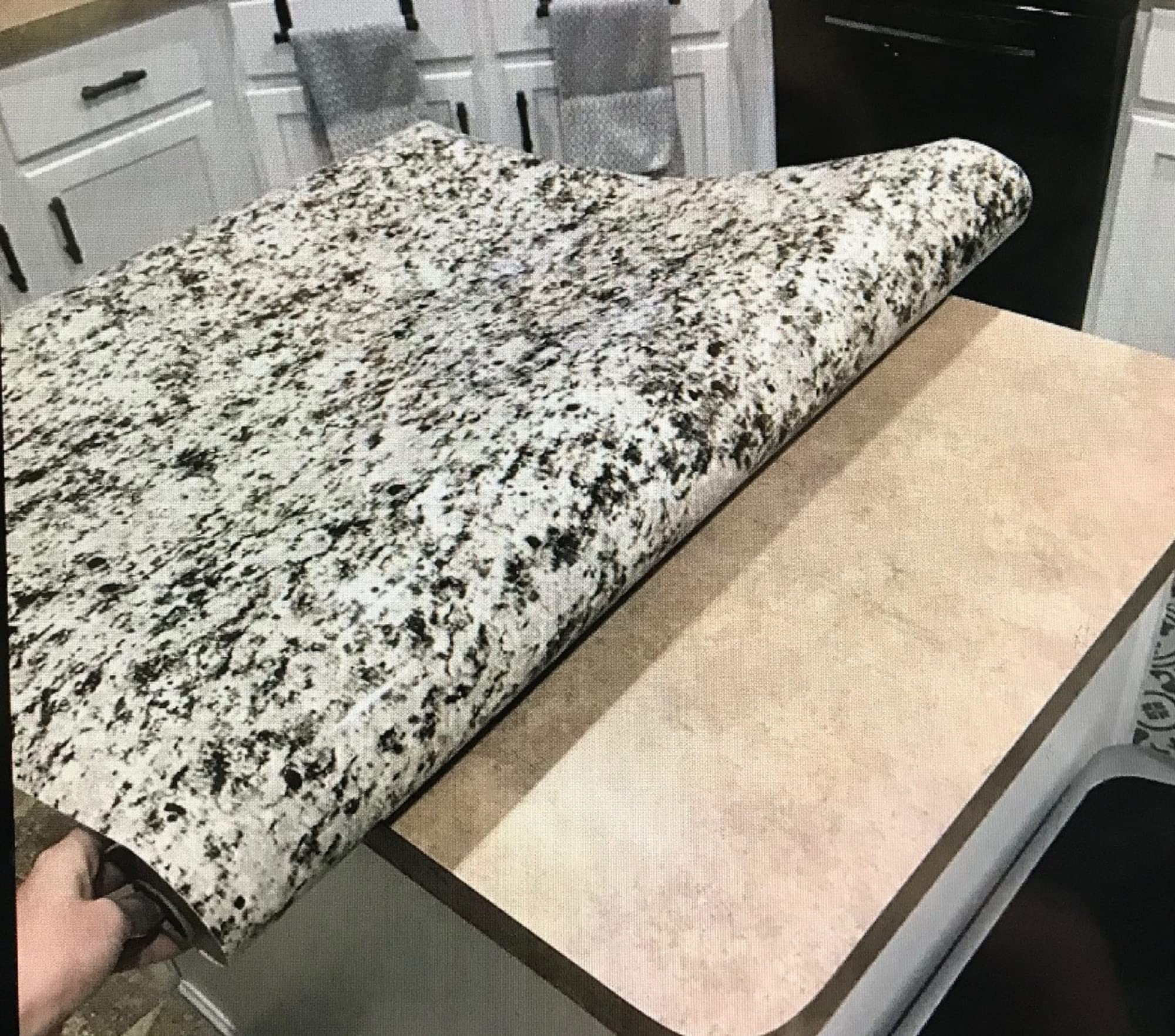 EZ Faux Granite Peel & Stick Countertop Wrap - Self Adhesive Vinyl Cover 36