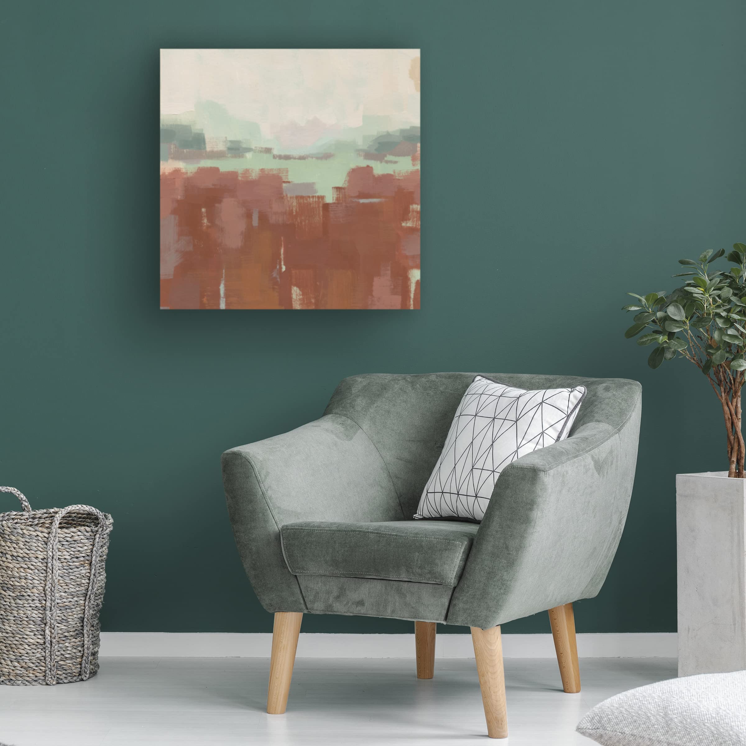 Jacob Green 'Mountain Air I' Canvas Wall Art Print - Landscape Nature Painting for Living Room, Bedroom & Office Decor