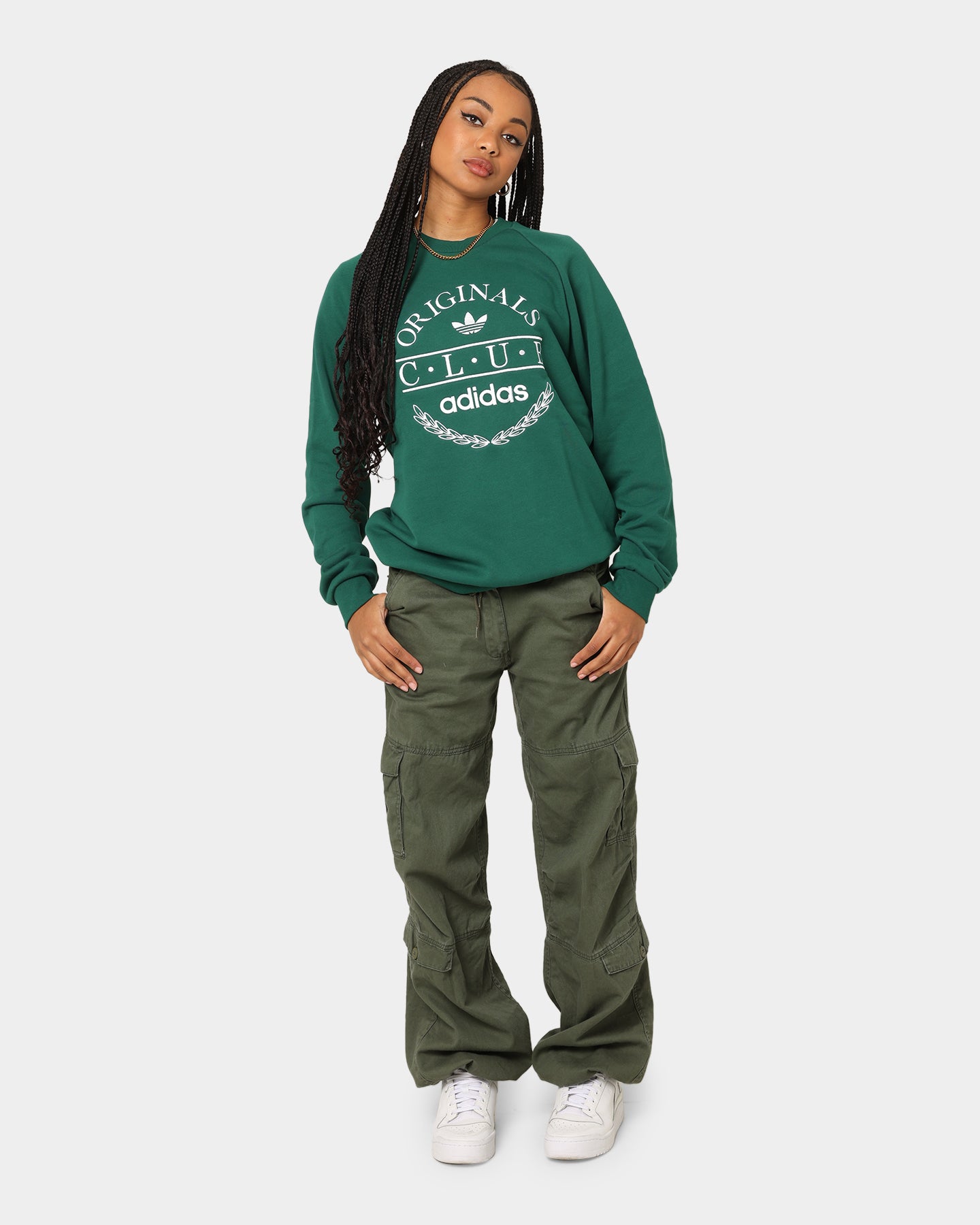 Adidas Club Sweater for Men & Women | Collegiate Green Pullover | Casual Wear, Street Style & Gym Outfit