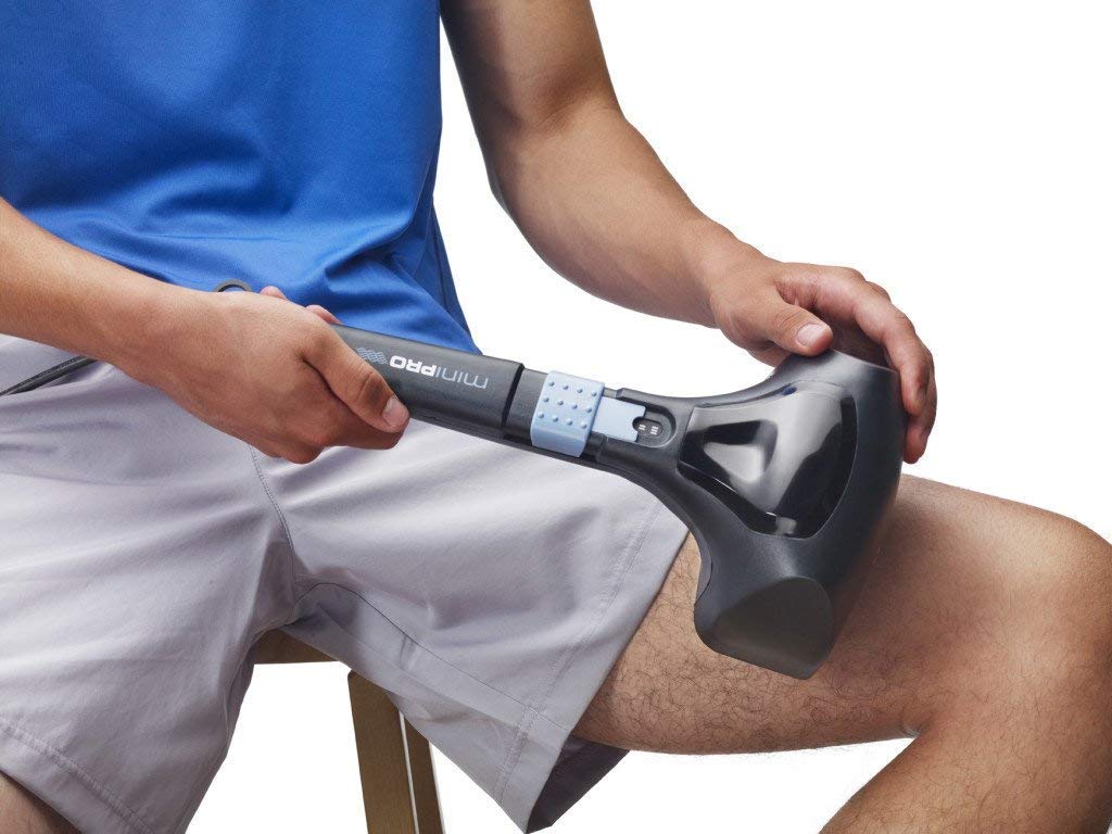 Thumper Mini Pro Handheld Percussive Massager - Portable Deep Tissue Massage Gun with Carrying Case for Muscle Recovery, Pain Relief & Relaxation at Home, Gym or Travel