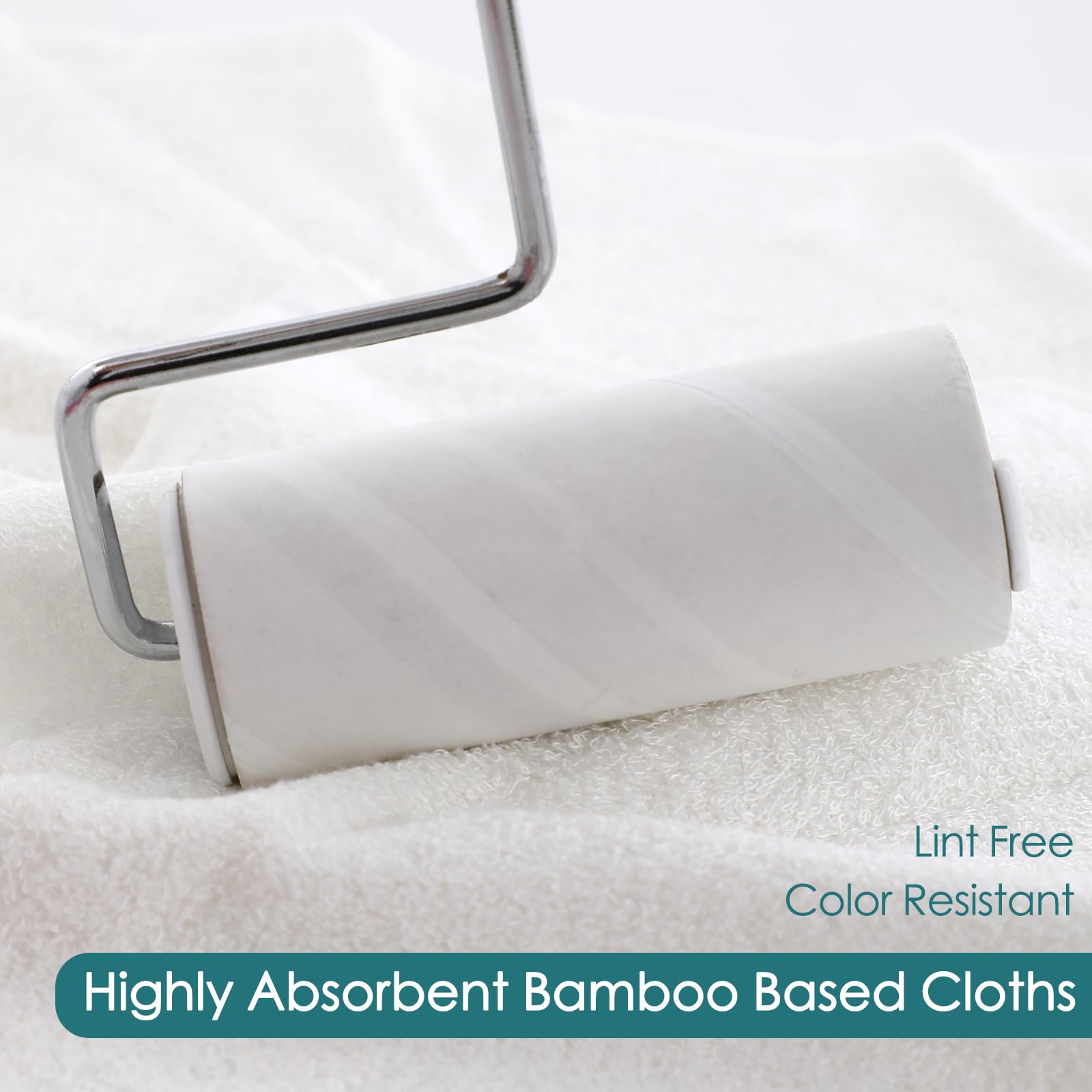 **6 Pack Baby Washcloths - 10x10 Inch Ultra Soft White Wash Cloths for Face & Body | Gentle & Hypoallergenic for Sensitive Skin | Newborn, Toddler & Kids Bath Essentials | Perfect for Bath Time, Diaper Changes & Travel**