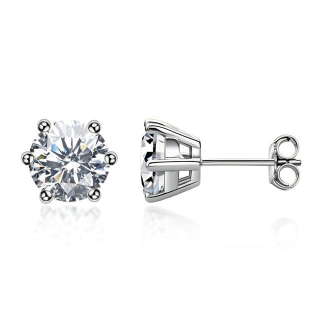 Moissanite Earrings for Women - Durable & Sparkling Moissanite Jewelry - Perfect for Weddings, Parties & Everyday Wear