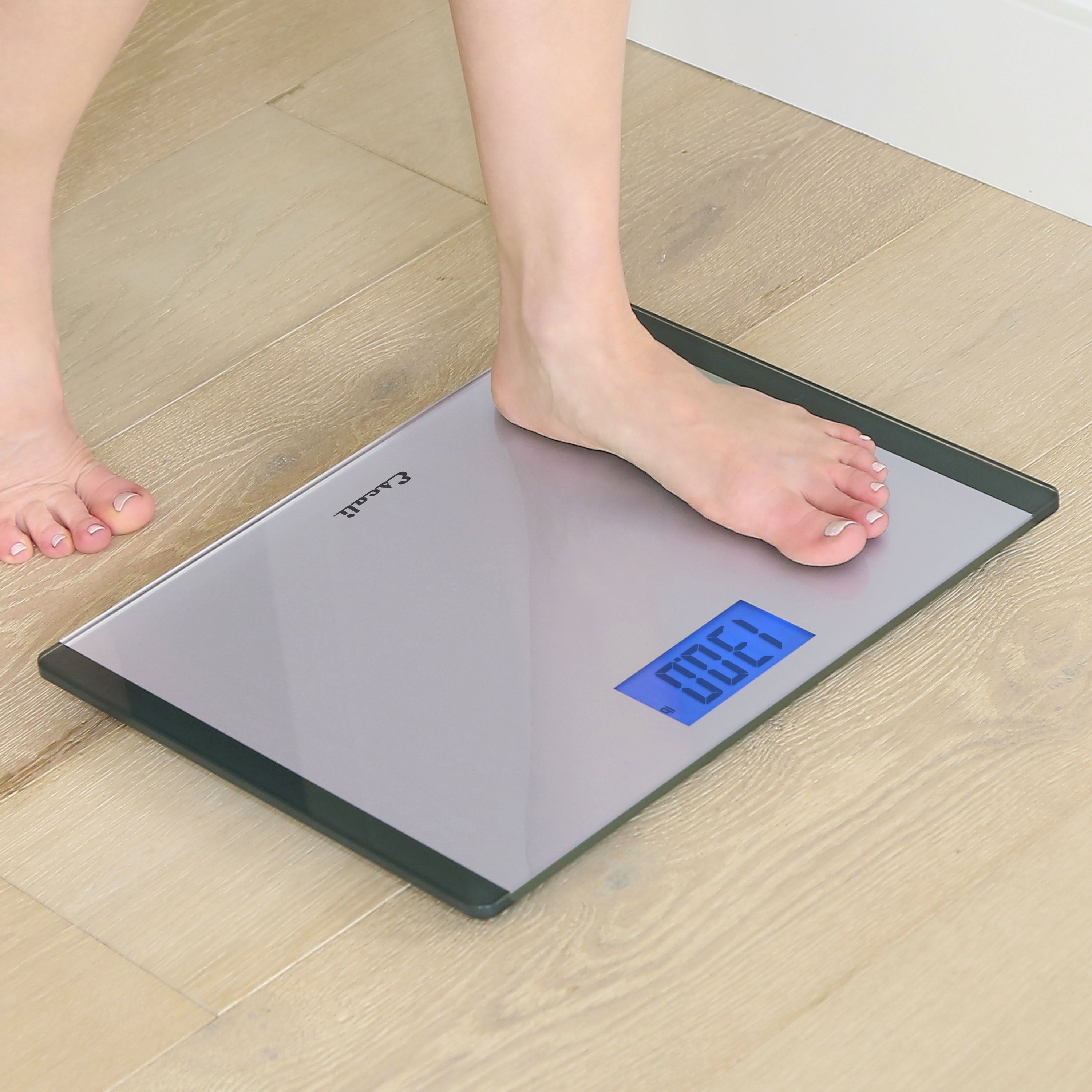 Escali Wide Body Platform Glass Digital Scale - High Precision Kitchen & Postal Scale for Cooking, Baking, Shipping | Perfect for Home, Office & Commercial Use