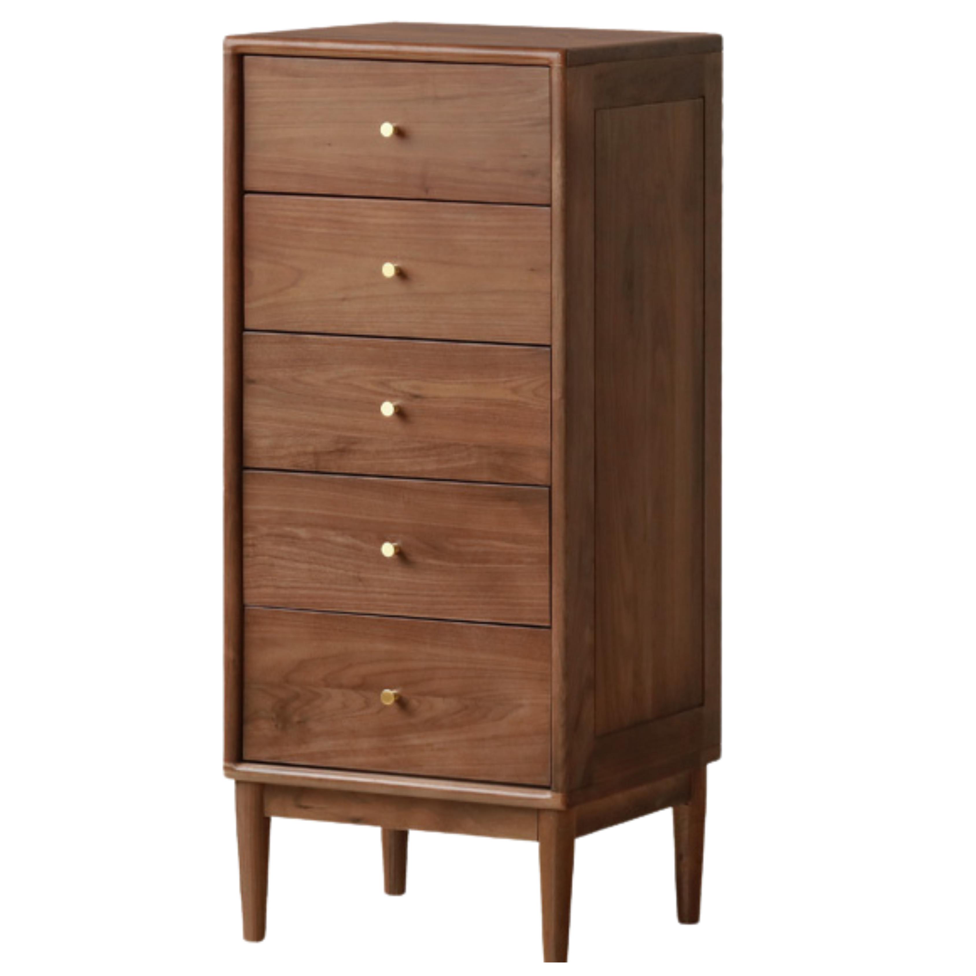 Solid Black Walnut & Oak Wood Drawer - Modern Porch Cabinet for Outdoor Storage & Entryway Organization | Perfect for Patio, Deck, and Garden Decor