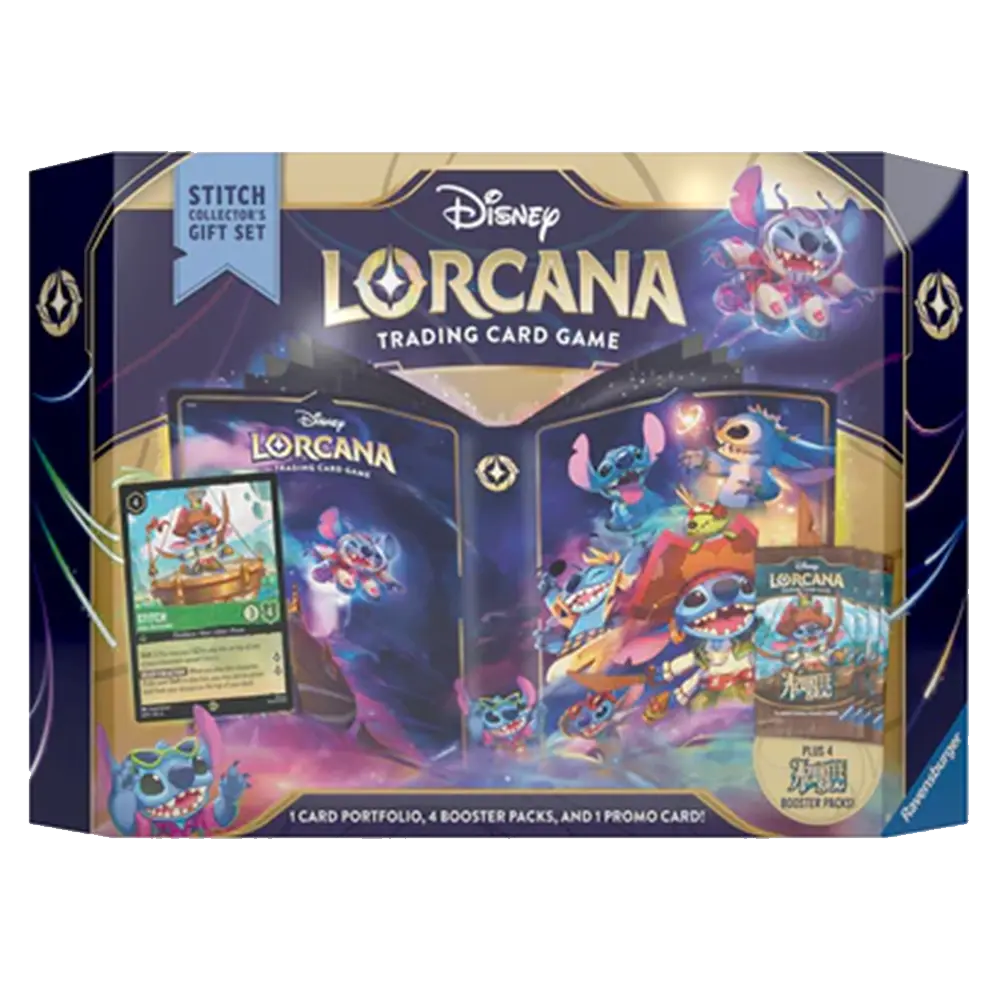 Disney Lorcana Azurite Sea Gift Set - Collectible Trading Card Game for Kids & Adults | Perfect for Gifts, Game Nights & Disney Fans