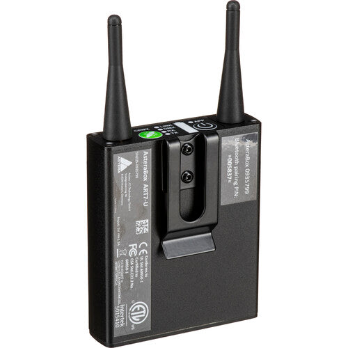 AsteraBox CRMX Wireless DMX Transmitter for Professional Lighting Control - Perfect for Stage, Studio, and Event Production