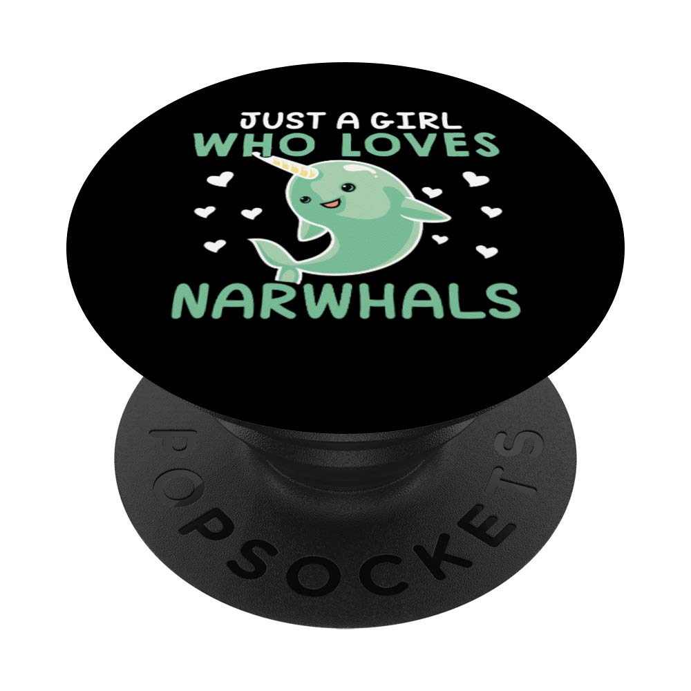 Narwhal PopSockets Phone Grip and Stand - Expandable Holder for iPhone, Samsung, Tablets - Perfect Gift for Unicorn Lovers, Office, Travel, and Daily Use