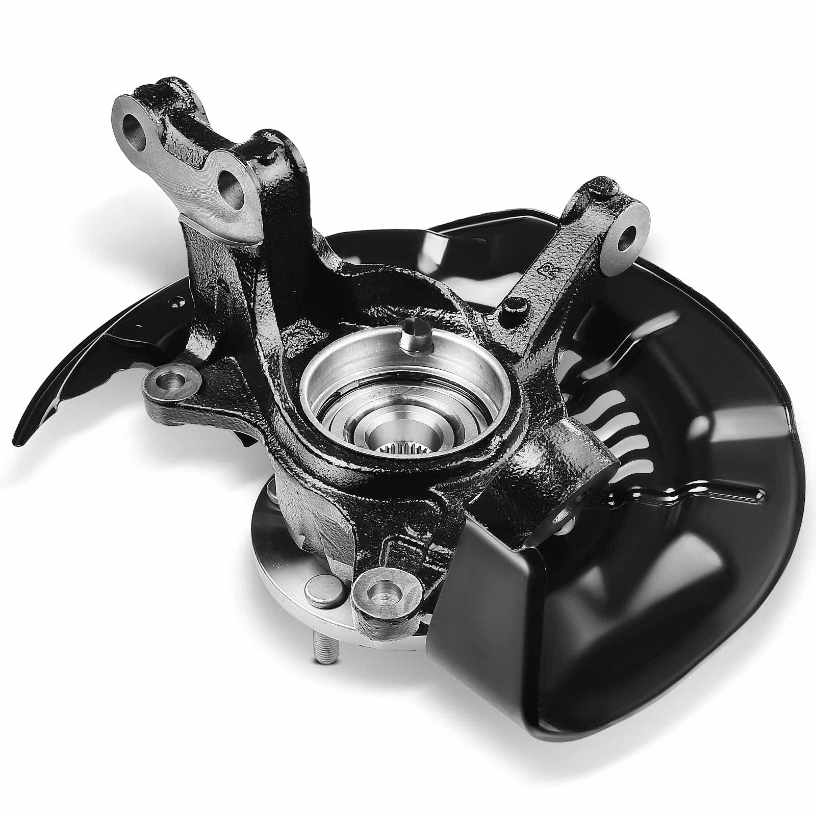 Premium Right Front Steering Knuckle & Wheel Bearing Hub Assembly for 2008-2017 Toyota Highlander & 2010-2015 Lexus RX350/RX450h - Passenger Side Replacement Part | Durable Auto Suspension Component for Smooth Driving & Safe Handling