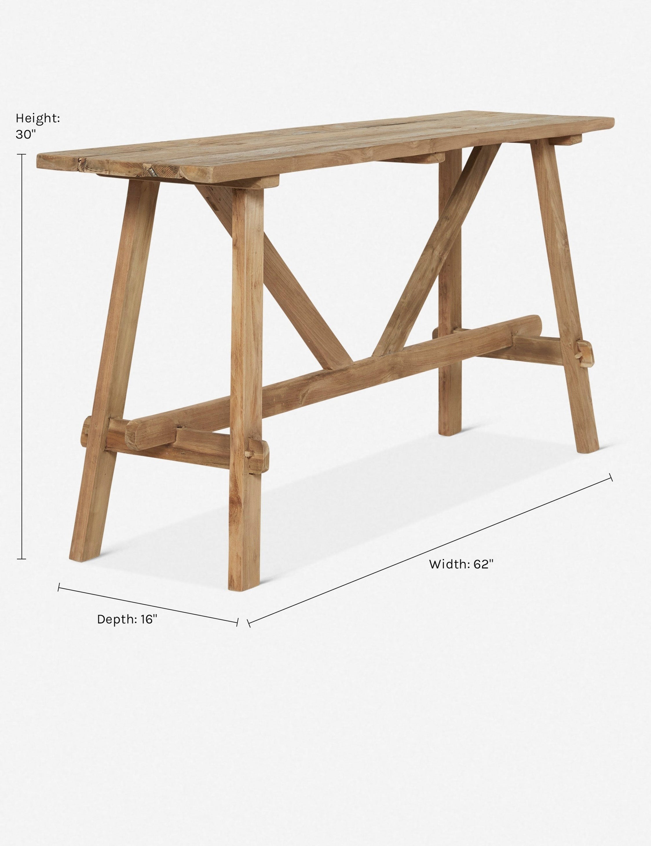 Modern Arlene Console Table - Entryway Sofa Table with Storage Shelf - Perfect for Hallway, Living Room & Bedroom Decor