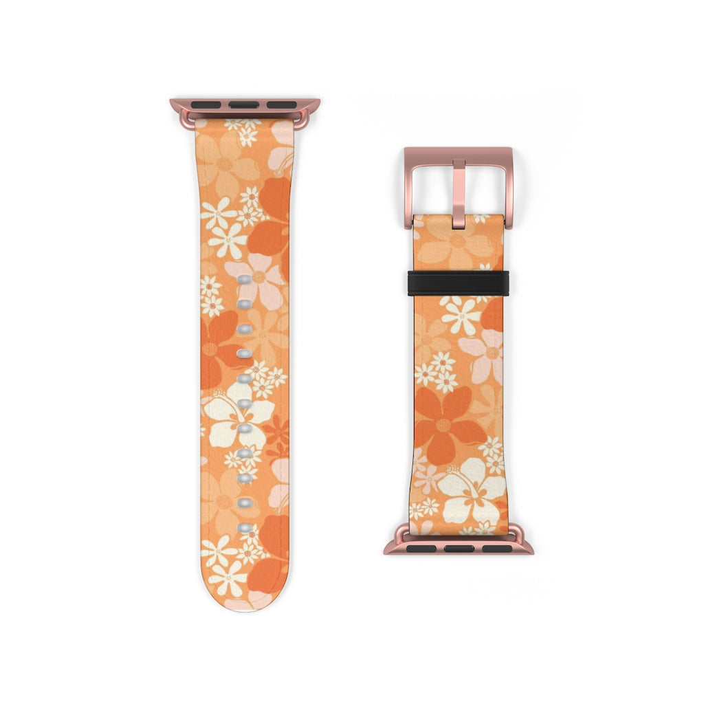 Groovy Pua Watch Band - Durable Silicone Replacement Strap for Apple Watch, Fitbit & Samsung - Perfect for Workouts, Swimming & Everyday Wear