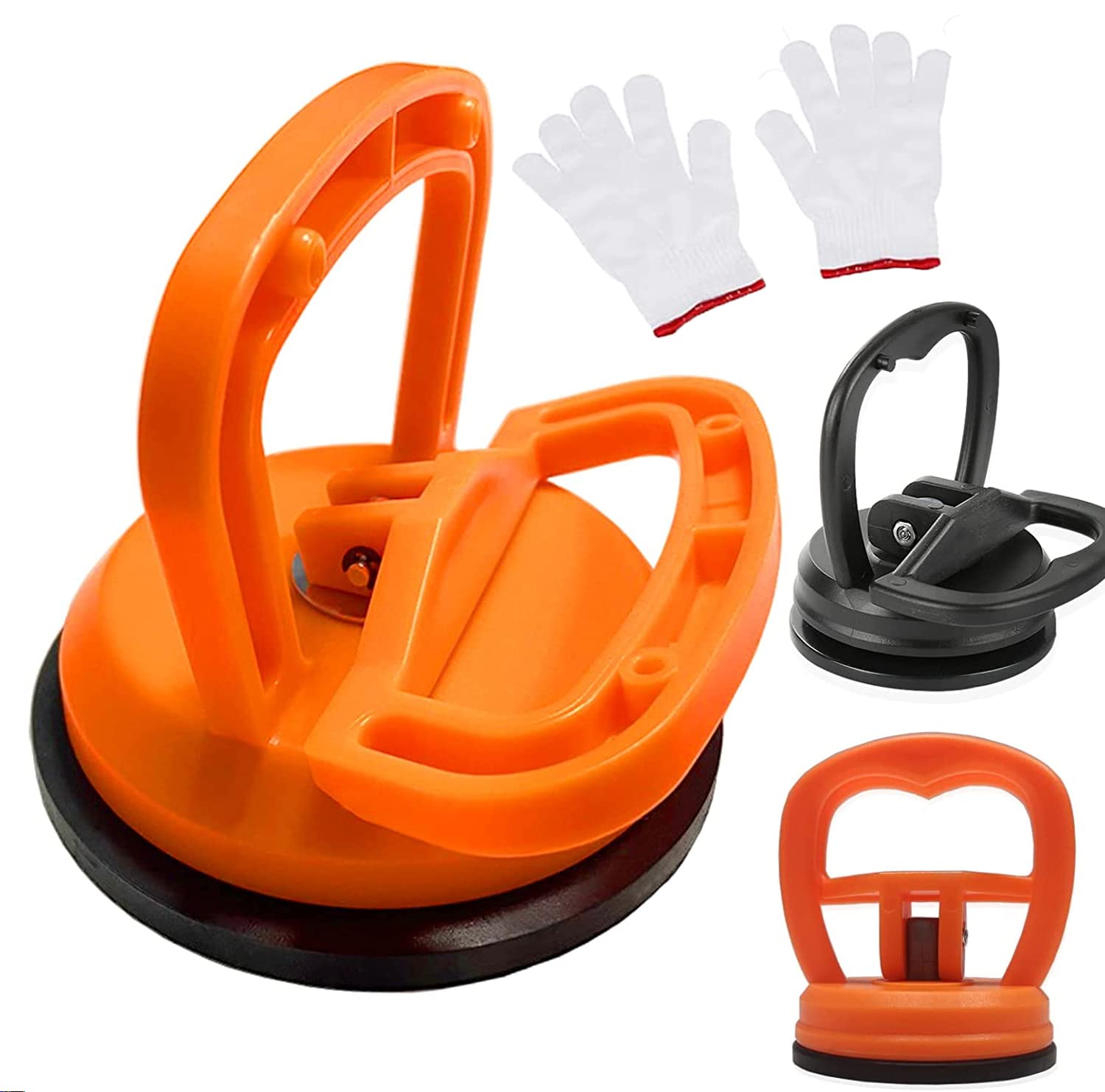 FRRIN 3-Pack Car Dent Puller Suction Cup Kit - Auto Body Repair Tool for Dents, Glass, Phone, Tablet, Tiles & Mirror - Perfect for DIY Car Dent Removal, Household Repairs & Moving Objects