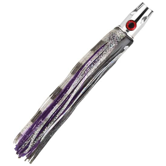 Red Eye 9.5 6oz Stainless Steel Jet Head Fishing Lure - Saltwater & Freshwater Bass Fishing Bait for Casting & Trolling