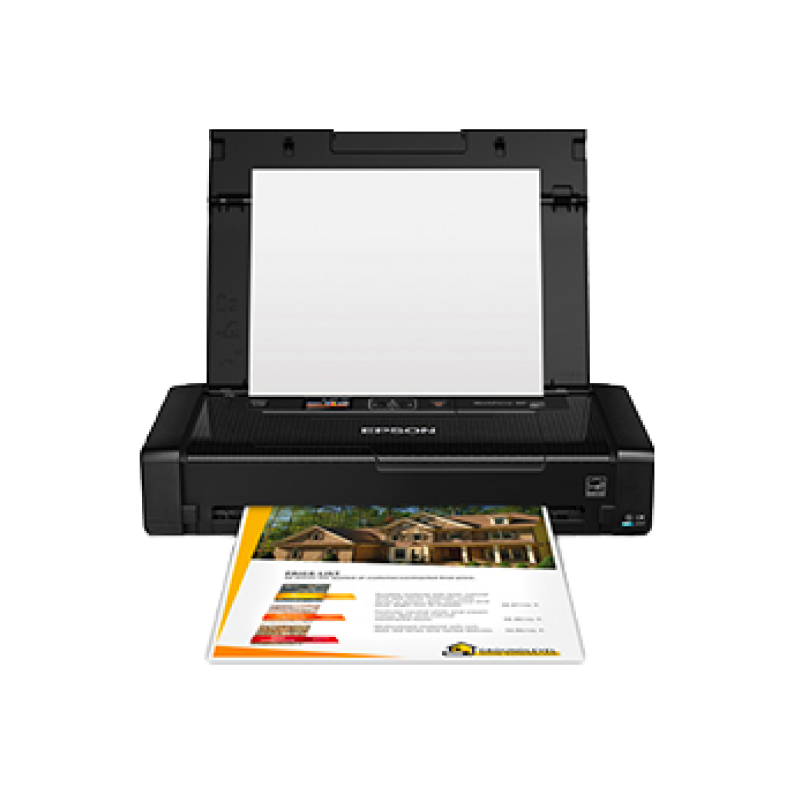 Epson WF100 WorkForce Portable Wireless Printer - Compact & Lightweight for Home, Office, and Travel | Fast Printing, Mobile Connectivity, USB & Wi-Fi | Ideal for Business Trips, Remote Work & On-the-Go Printing