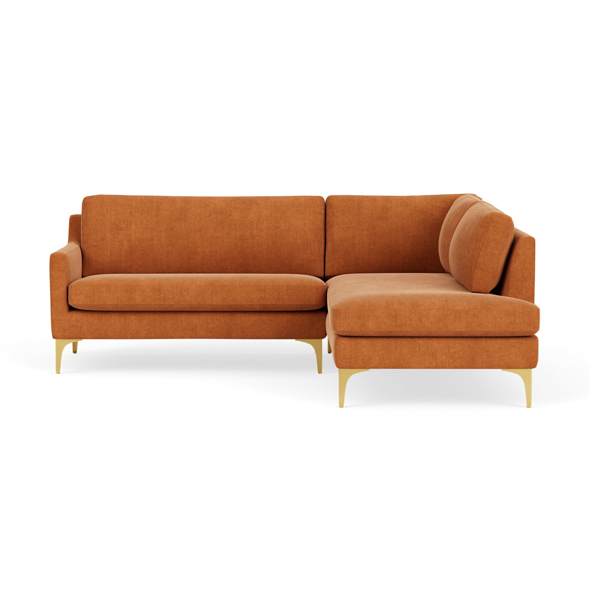 Astha Fabric Right Corner Sofa - Modern L-Shaped Sectional Couch for Living Room, Home Theater & Small Spaces | Comfortable & Stylish Lounge Furniture