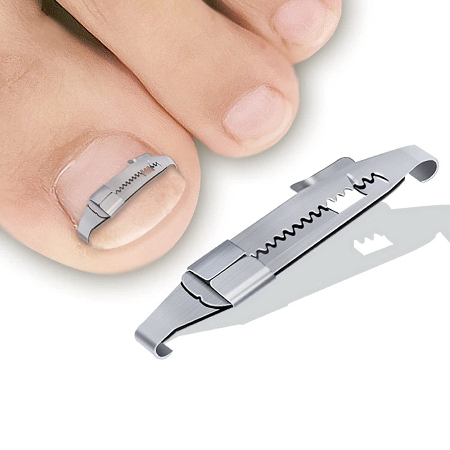 Professional Stainless Steel Toenail Tools Kit - Nail Treatment & Pedicure Set for Toenail Removal, Correction & Care | Perfect for Ingrown Toenail Relief, Home Pedicure & Foot Care