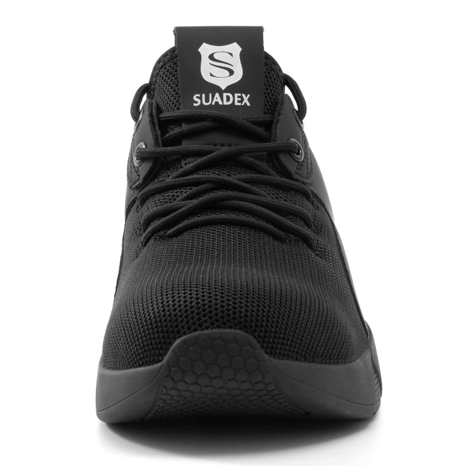 SUADEX Steel Toe Work Shoes for Men & Women - Lightweight Safety Sneakers for Construction, Indestructible & Breathable - Perfect for Warehouse, Factory, and Outdoor Work
