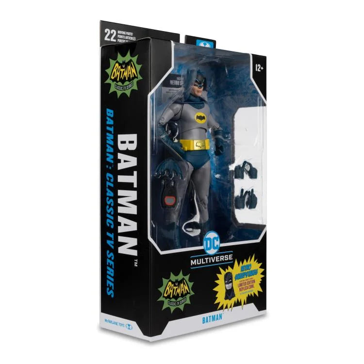 DC Multiverse Batman Classic TV Series 6-Inch Action Figure - Collectible Toy for Fans, Superhero Display & Gift for Batman Enthusiasts - Perfect for Home Decor, Office Display & Comic Conventions