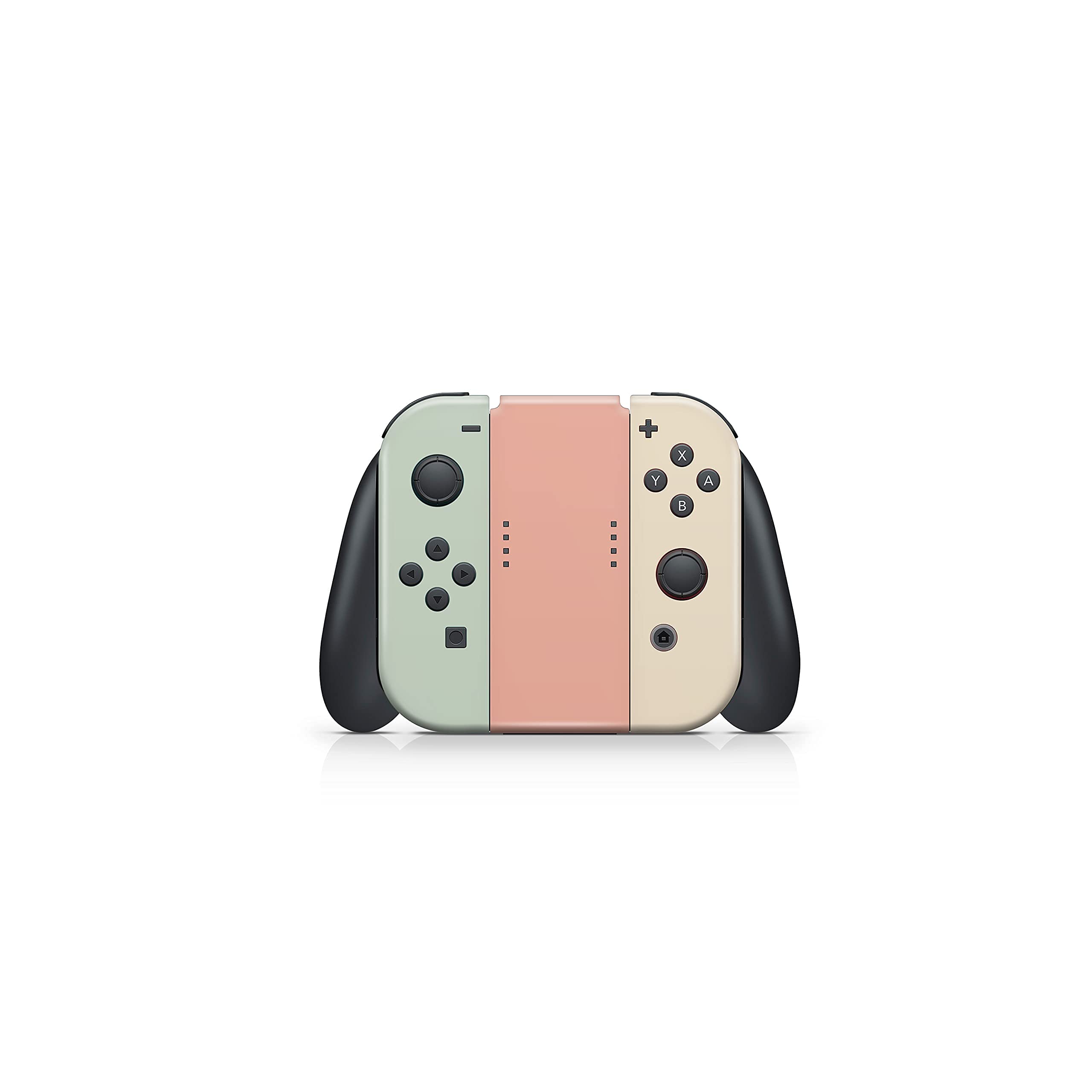Pastel Classic Nintendo Switch Skin Wrap Cover - Premium 3M Vinyl Full Wrap Decal with Color Blocking Design | Compatible with Nintendo Switch Console | Perfect for Gaming Protection and Personalization