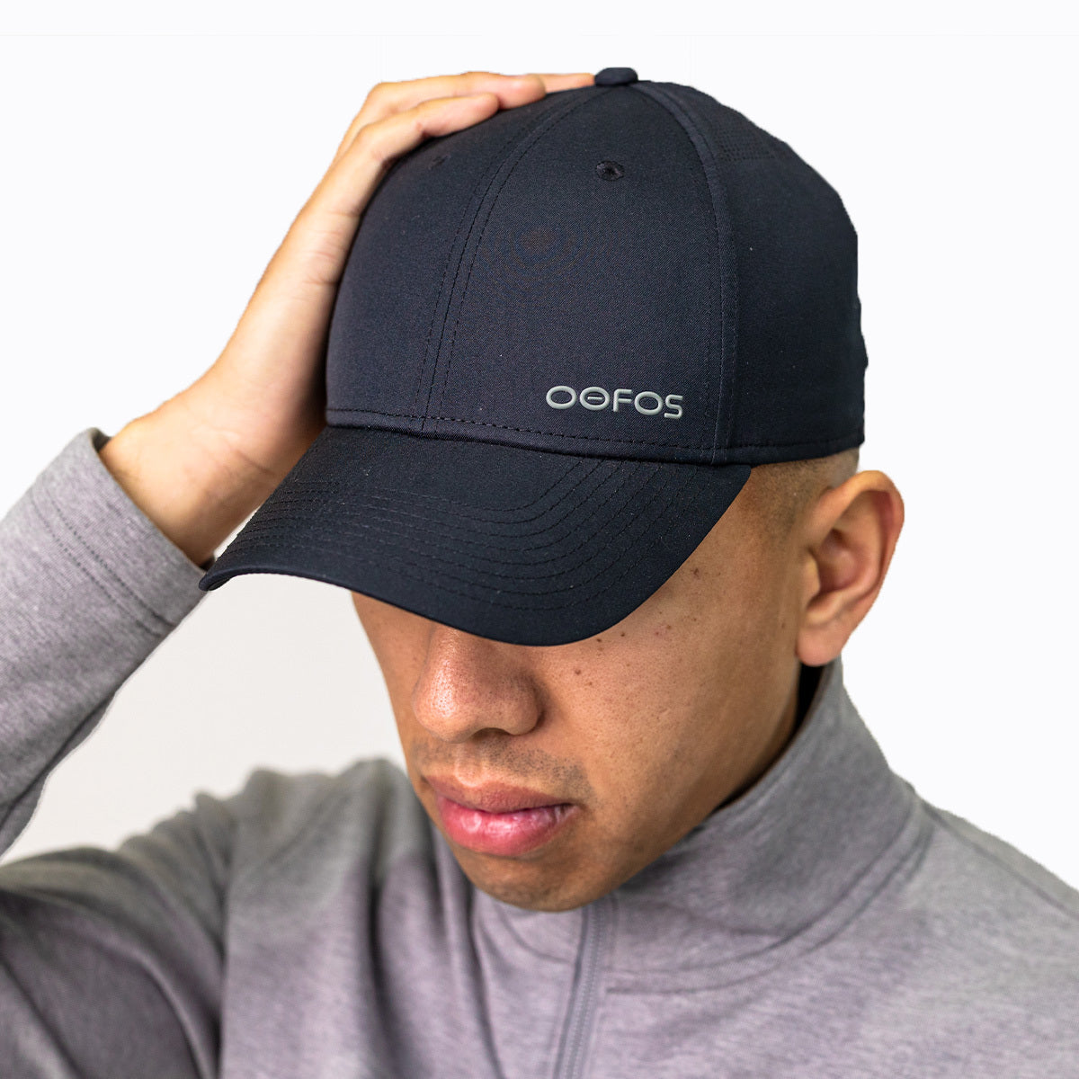 Cool Down Unisex Black Baseball Cap - Stylish & Breathable for Outdoor Sports, Hiking, and Everyday Wear