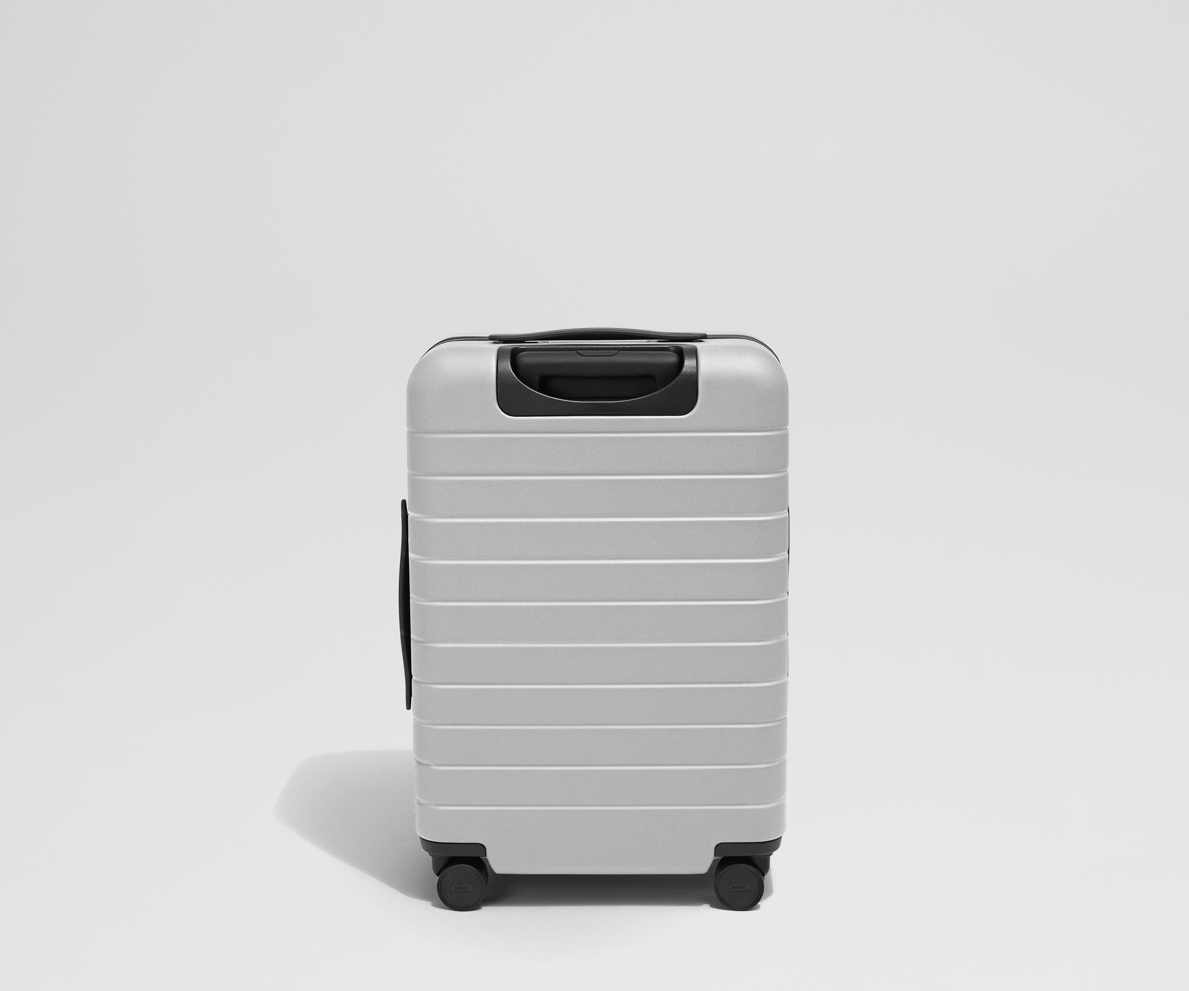 Executive Bigger Carry On Luggage in Cloud Gray - Spacious & Stylish Travel Suitcase for Business Trips & Weekend Getaways