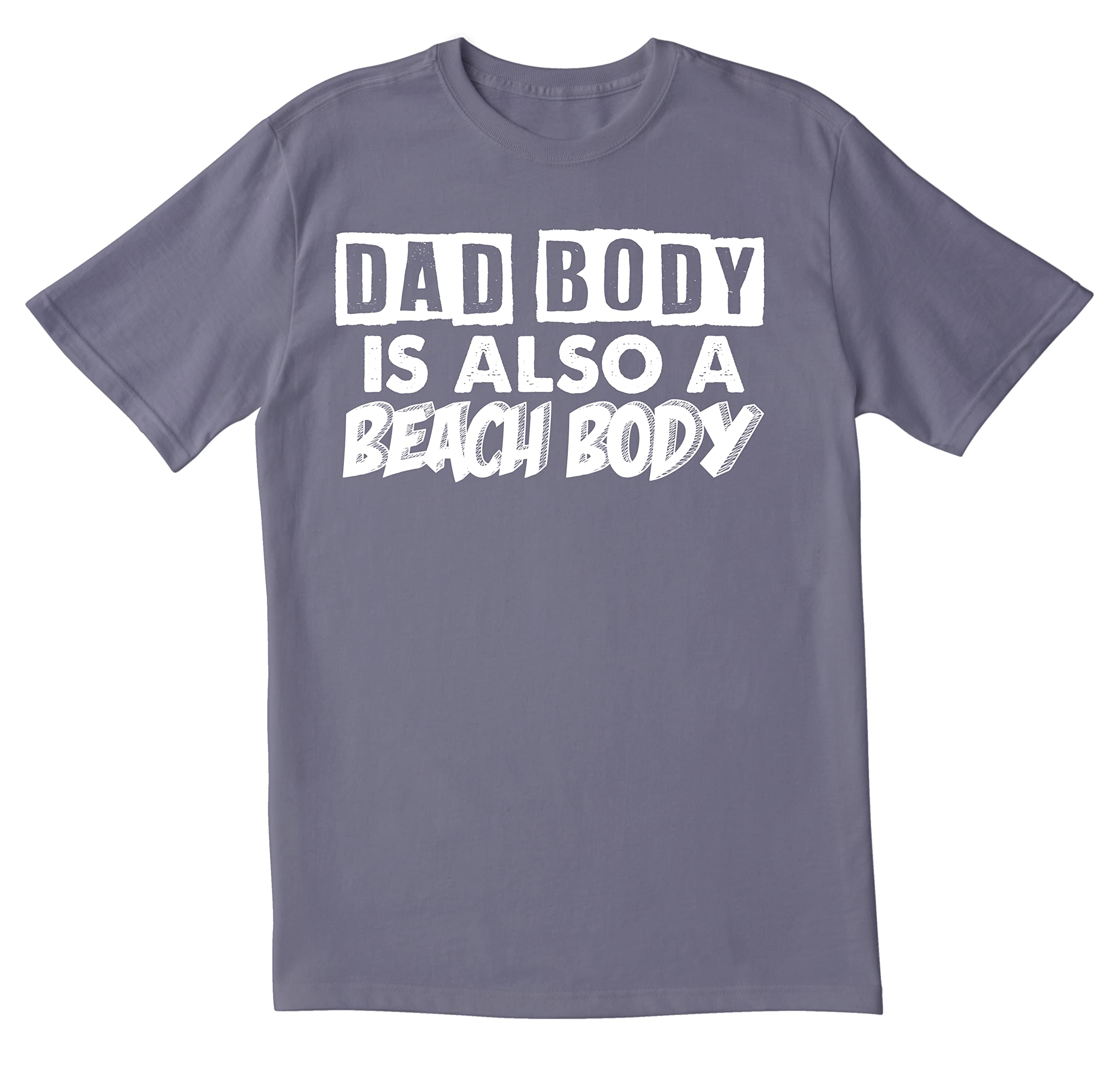 Funny Sarcastic Men's T-Shirt - Dad Bod Beach Body Humor | Novelty Graphic Tee for Casual Wear, Beach Outings & Gifts