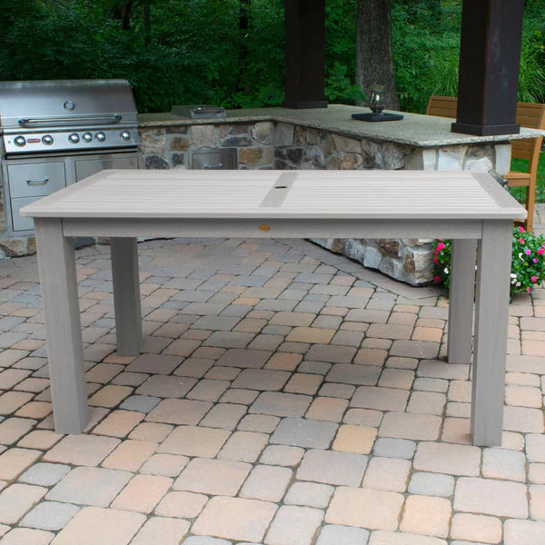 Outdoor Rectangular Counter Height Dining Table - Weather-Resistant Patio Furniture for Backyard, Deck, and Garden Dining - Perfect for Entertaining Guests