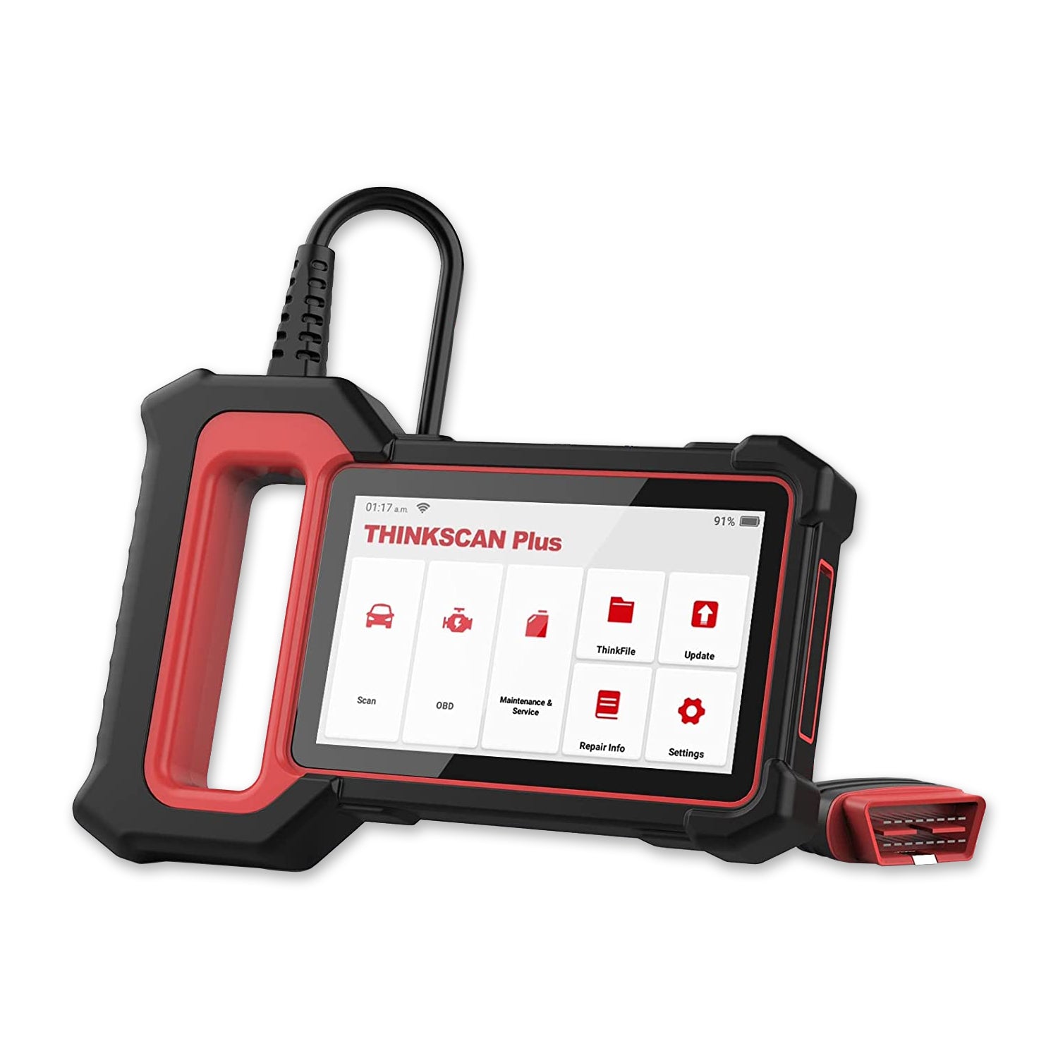 THINKSCAN PLUS S2 OBD2 Car Diagnostic Scanner - Check Engine, ABS & SRS Code Reader with 3 System Reset Functions | Professional Automotive Diagnostic Tool for Mechanics & DIY Enthusiasts | Perfect for Quick Vehicle Troubleshooting & Maintenance