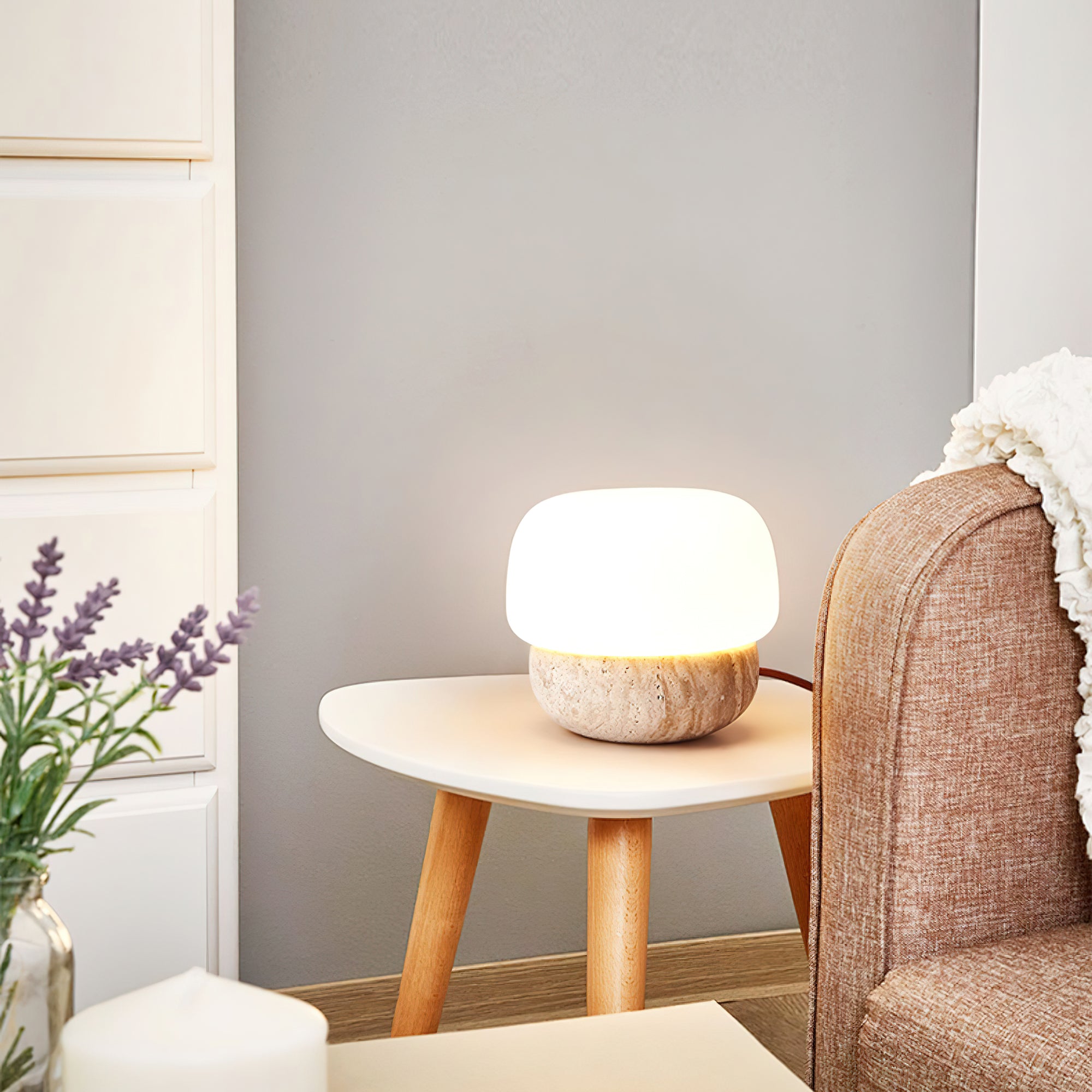 Soft and Cozy Doudou Night Light - Cute Plush Table Lamp for Kids Bedroom, Nursery, and Relaxation - Perfect for Bedtime Stories, Nighttime Comfort, and Soothing Ambience