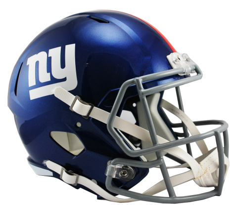 Authentic New York Giants Riddell Speed Replica Football Helmet – Officially Licensed NFL Gear for Fans & Collectors – Perfect for Game Day, Tailgating & Sports Decor