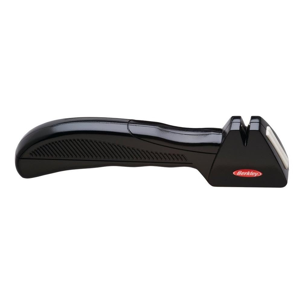 Berkley Reversible Knife and Tool Sharpener - Black | Professional Blade Sharpening for Kitchen Knives, Hunting & Camping Tools | Perfect for Home, Outdoor & Workshop Use