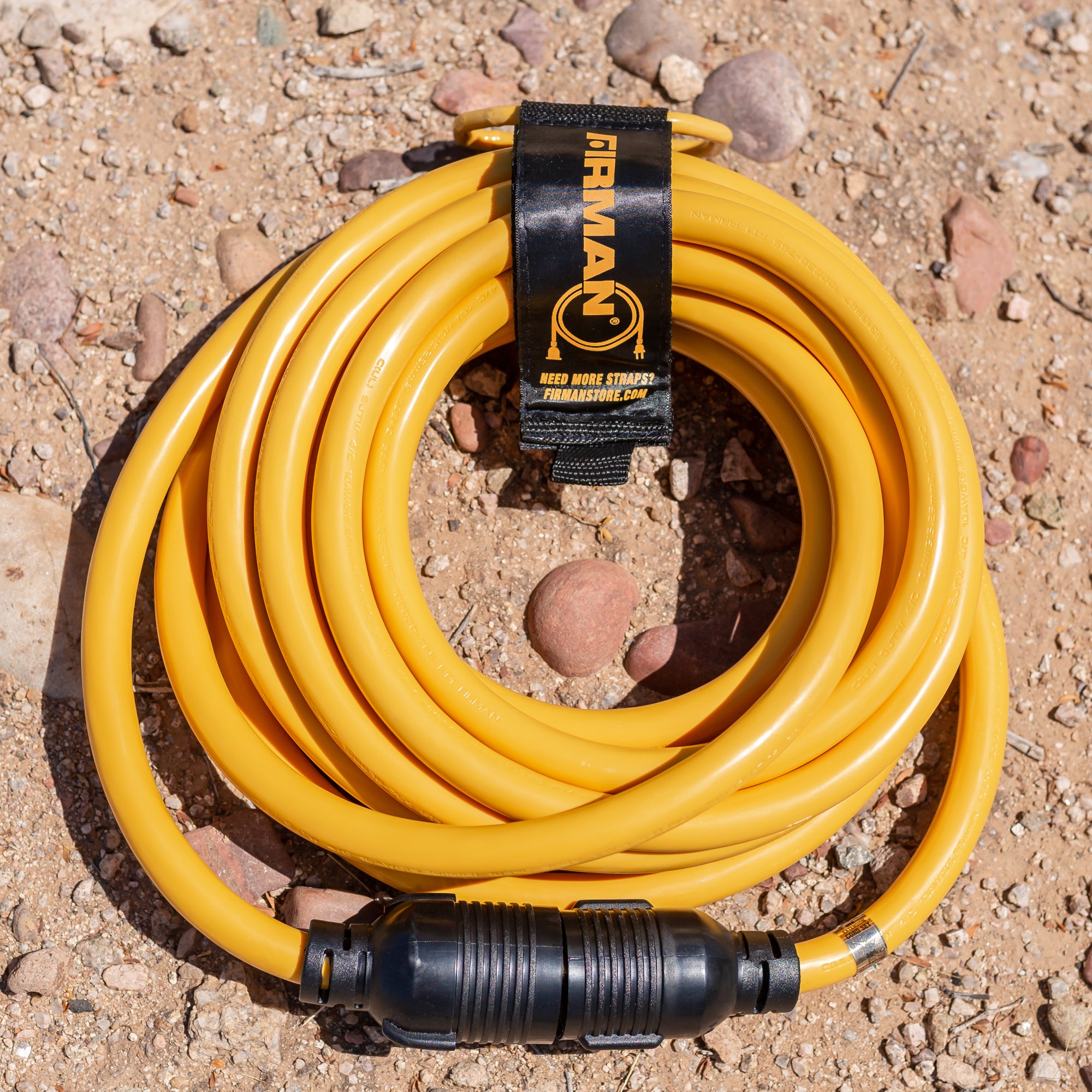 25ft Heavy Duty L14-30P to L14-30R Power Extension Cord with Storage Strap | 30 Amp 125/250V Generator Cable for RV, Camping, Job Site & Emergency Backup Power
