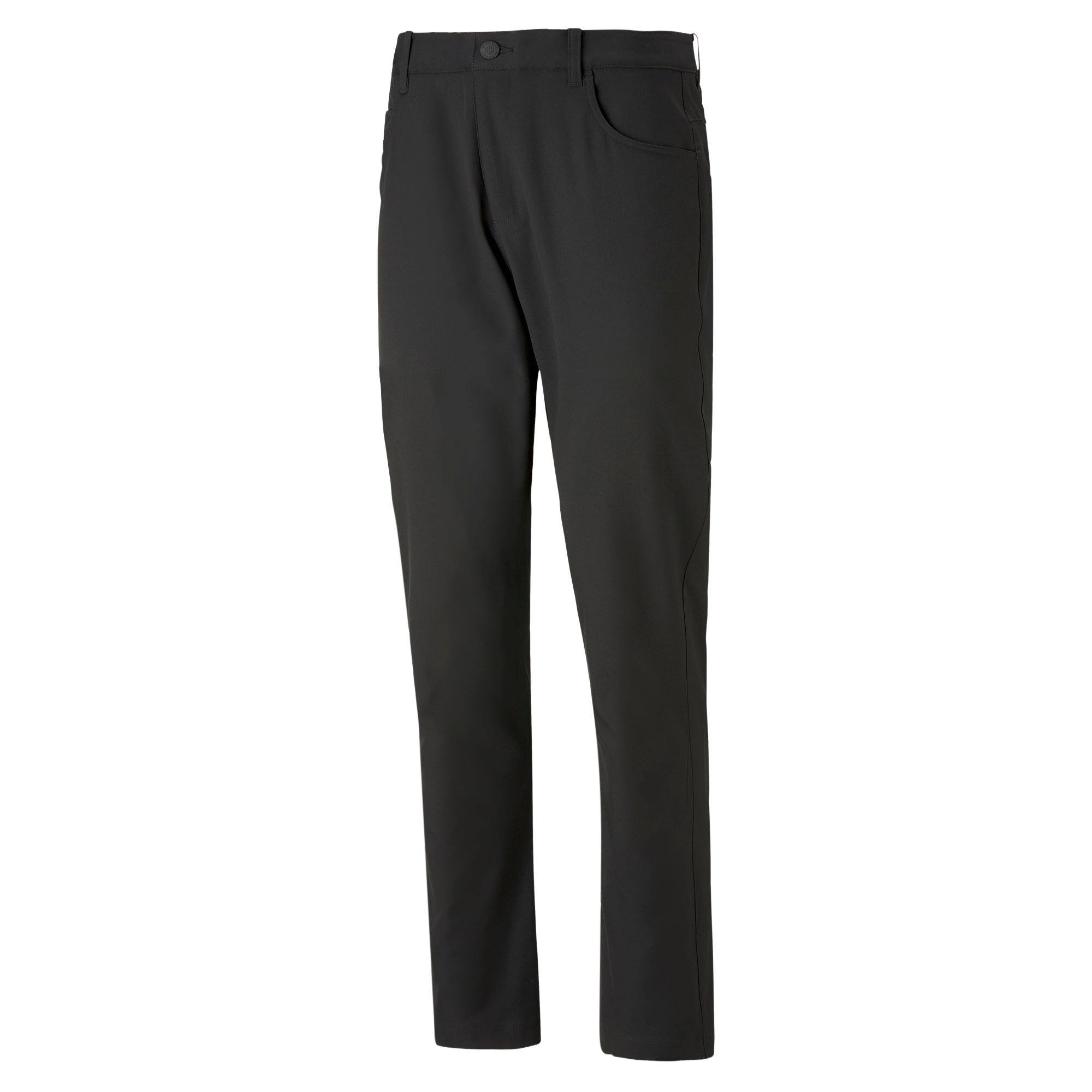 Puma Men's 5 Pocket Golf Pants - Stretch Comfort & Breathable Black Trousers for Golfing, Work & Casual Wear