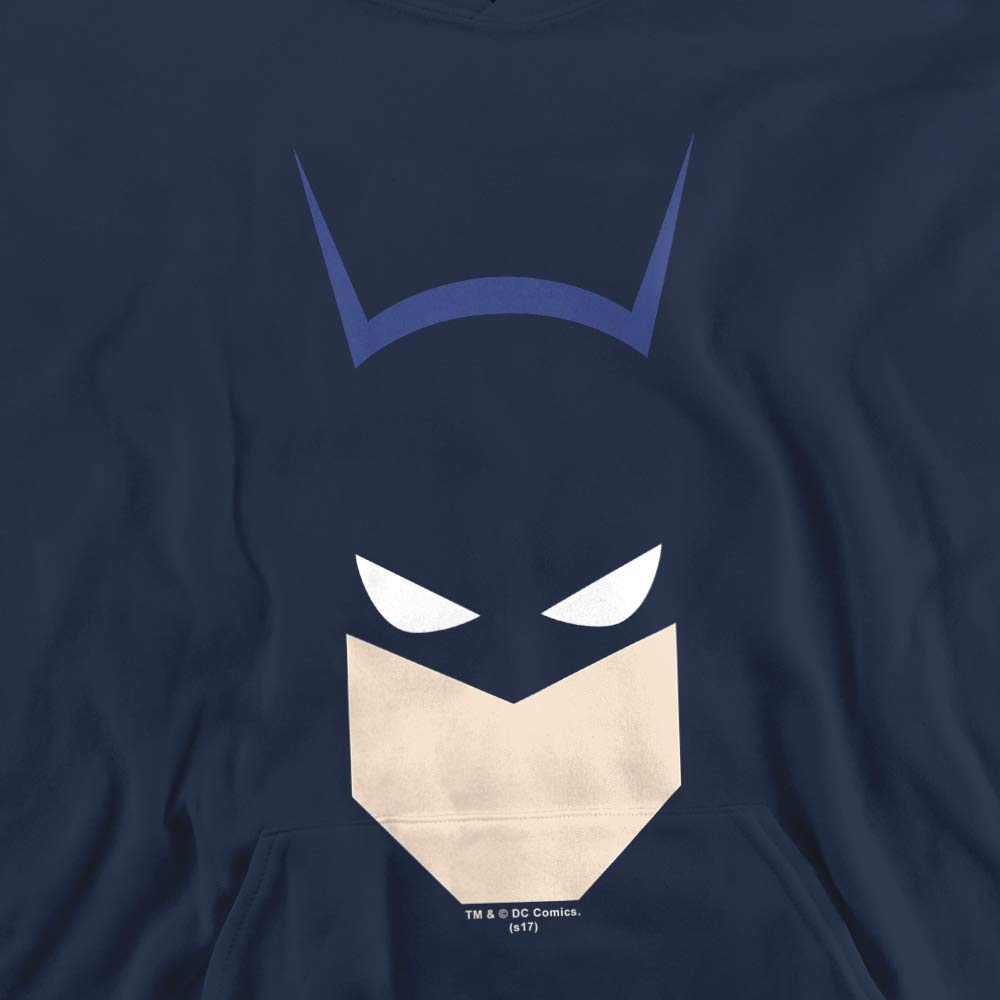 Trevco Batman Bat Head Unisex Youth Pullover Hoodie - Official DC Comics Licensed Apparel for Kids & Teens - Perfect for Cosplay, Halloween & Superhero Fans