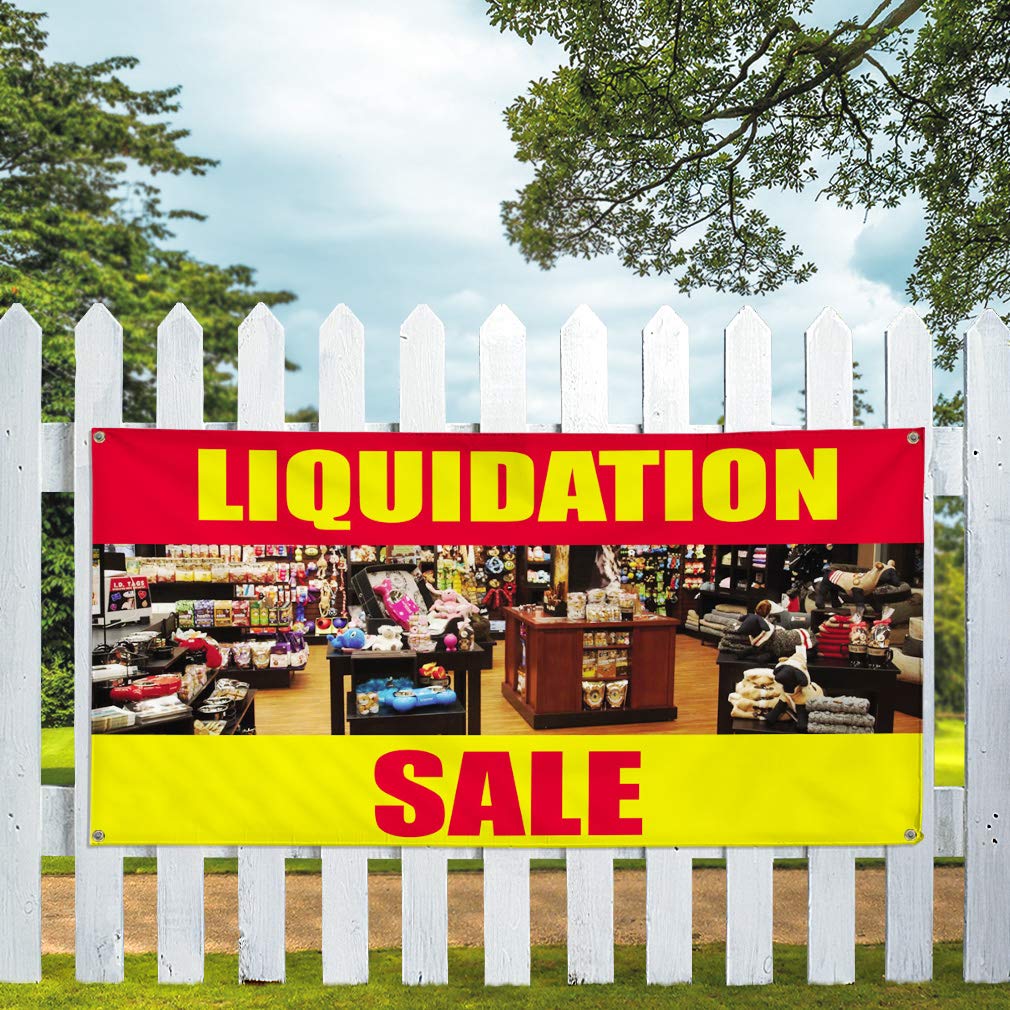 Vinyl Banner 60x144 Inches - Weatherproof Outdoor Advertising Sign with 10 Grommets for Business, Yard & Industrial Use | Multiple Sizes Available | Perfect for Events, Sales & Promotions