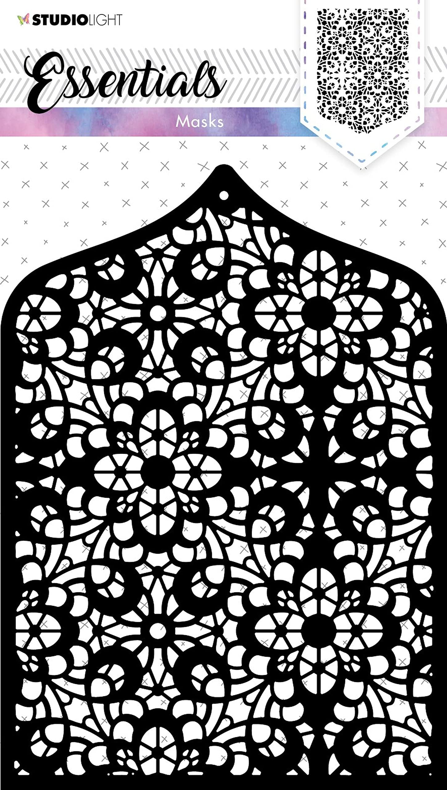 Mask Stencil (1) A5 Essentials No.40 - Perfect for DIY Face Mask Making, Cosplay, and Halloween Costume Design