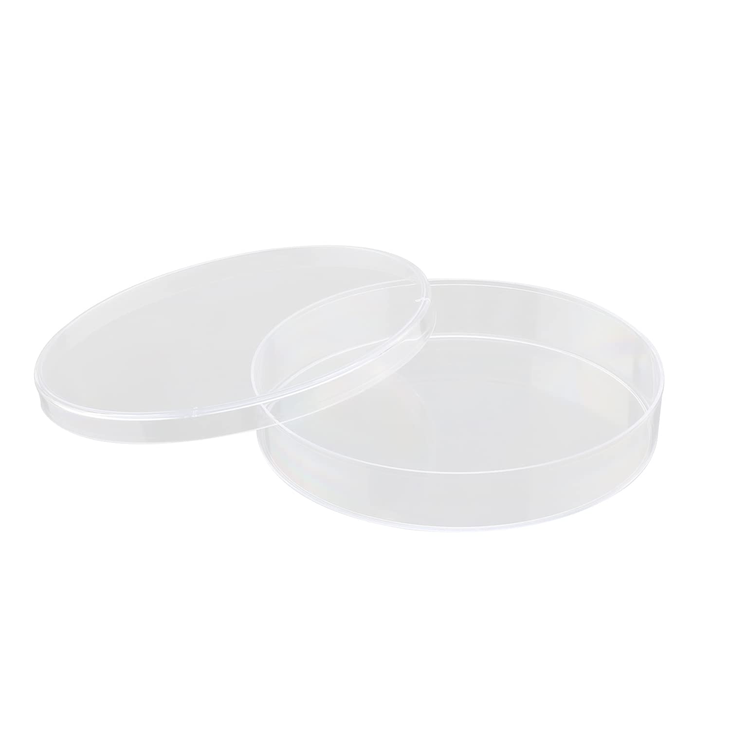 Othmro 10Pcs Plastic Petri Dishes with Lid, 4.72x0.79inch Lab Petri Dishes for Cell Culture, Science Experiments, Biological Research & School Projects - Perfect for Microbiology Studies, Classroom Labs & STEM Activities