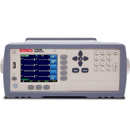 AT5108 8-Channel Multi-Channel Resistance Tester - Professional Electrical Testing Equipment for Circuit Boards, Electronics, and Industrial Applications