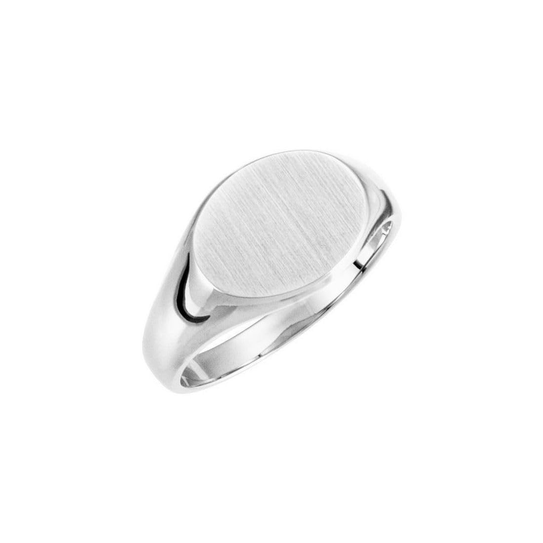 925 Sterling Silver Signet Ring for Women - Size 6 | Classic Elegant Jewelry for Everyday Wear, Gift Giving & Special Occasions