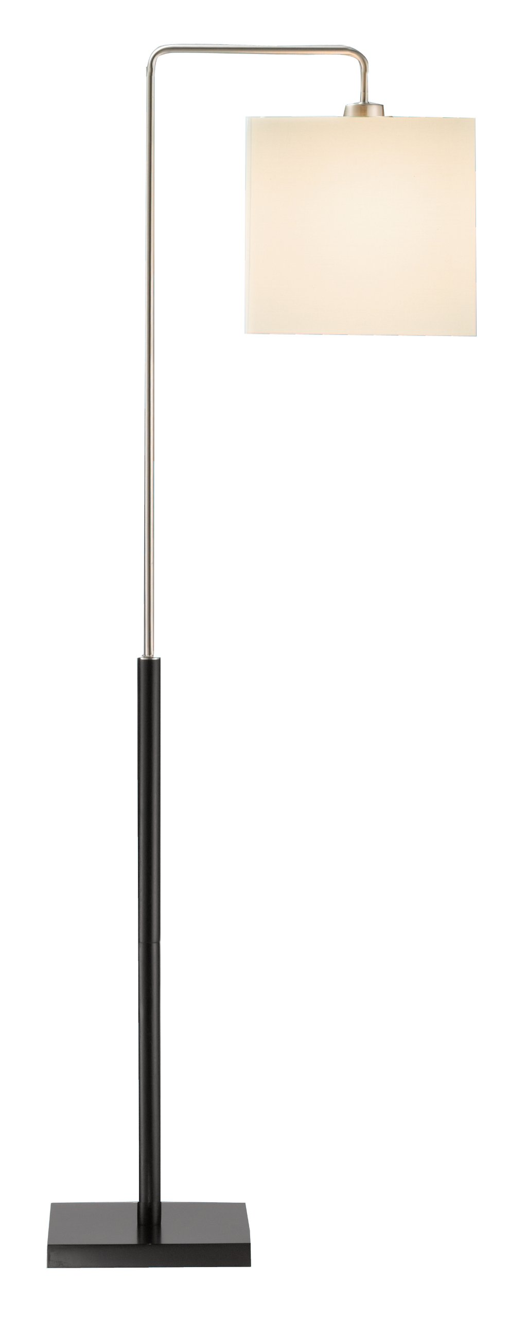 Adesso 3291-01 Essex Black Floor Lamp - Modern Standing Light for Living Room, Bedroom & Office - Adjustable Height & Stylish Home Decor Lighting