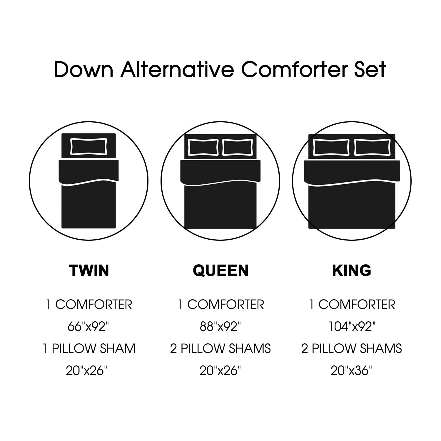 Basic Beyond Queen Comforter Set - Reversible Peacock Blue & Orange All-Season Bedding | 88