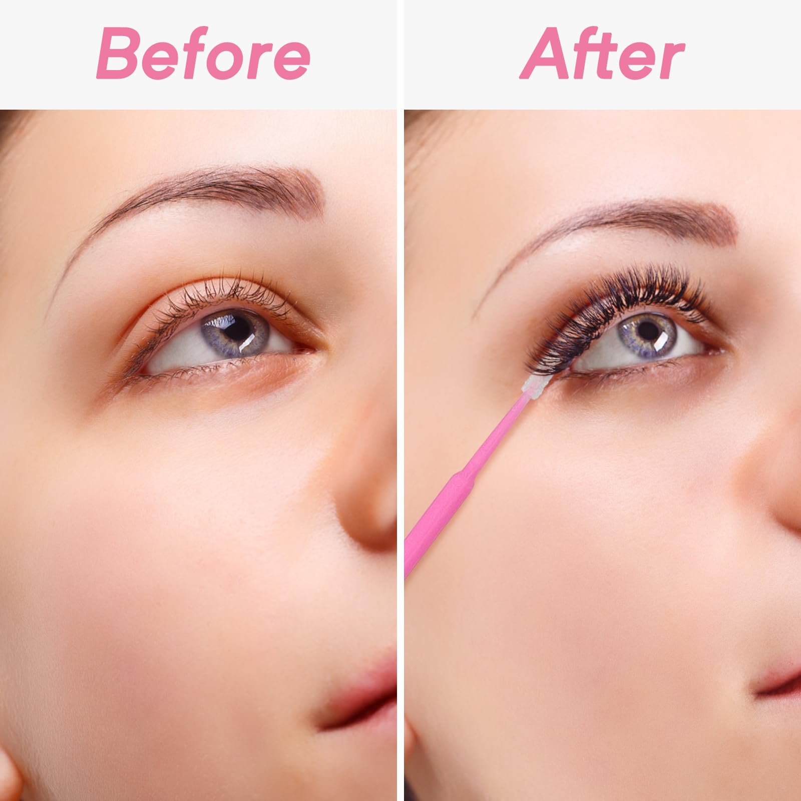 Precision Micro Applicator Brushes & Microblading Cotton Swabs for Eyelash Extensions, Permanent Makeup, Brow Lamination - Professional Beauty Tools for Lash Serum Application & Eyebrow Styling - Perfect for Salon, Spa & Home Use