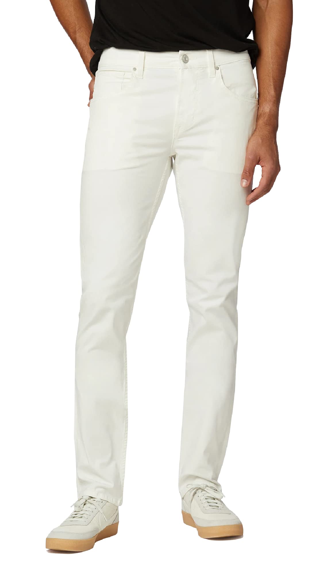 HUDSON Men's Blake Slim Fit Straight Leg Twill Pants for Work & Casual Wear | Comfortable Office & Everyday Chinos