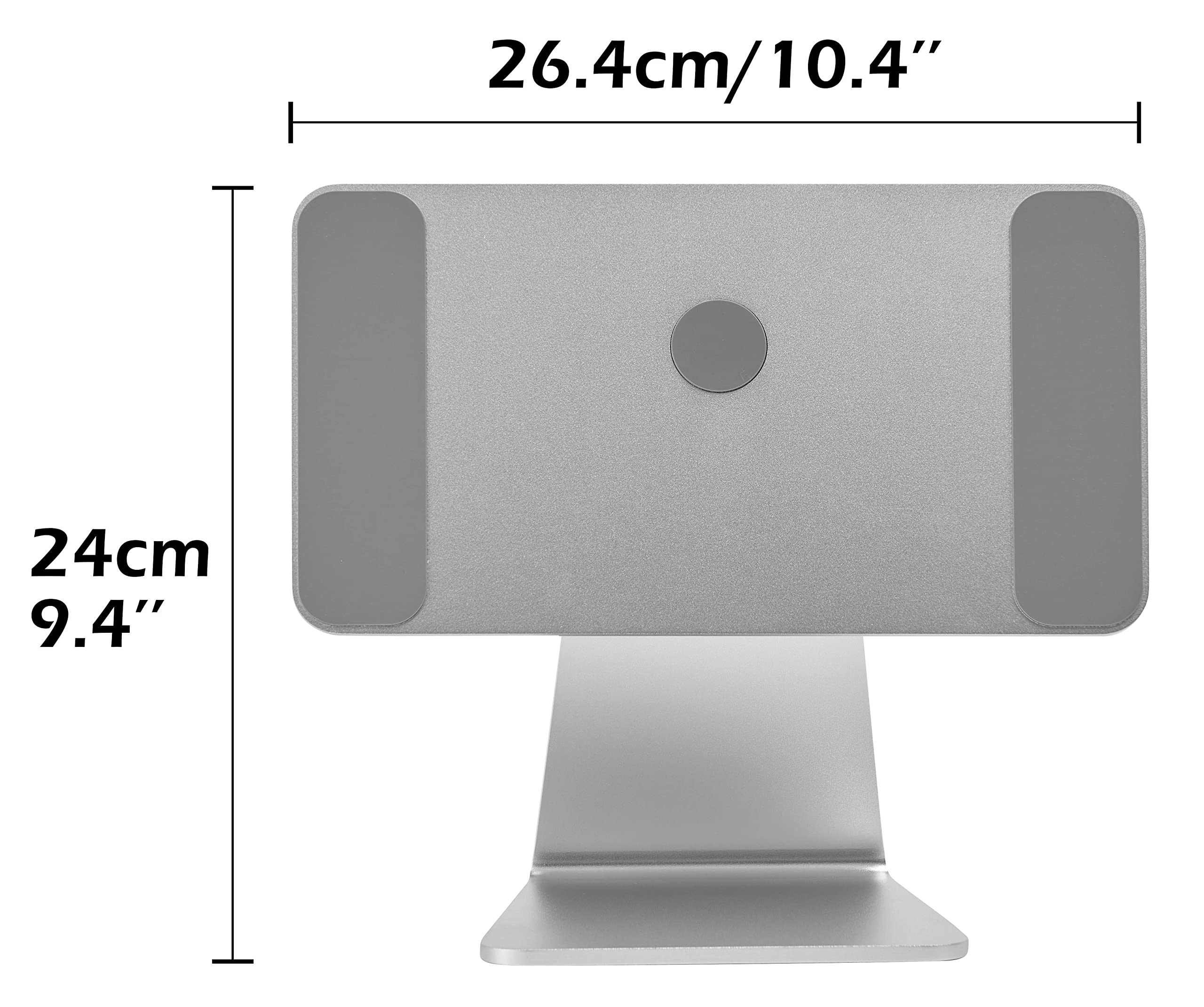 Magnetic Stand Holder for iPad Pro 12.9 & iPad Air 13 - Adjustable Silver Tablet Mount | Perfect for Home Office, Bedside, Kitchen & Travel Use